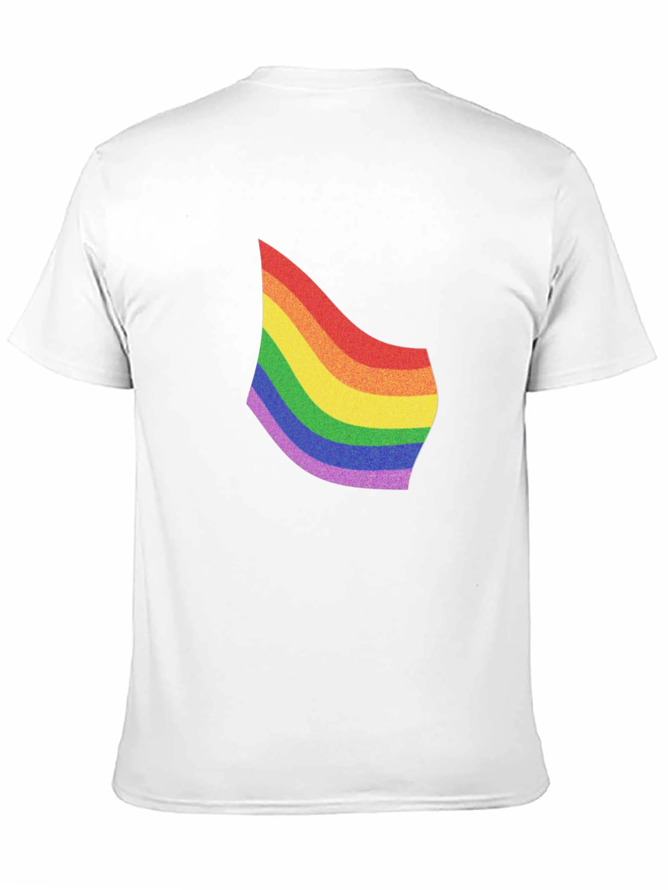 Pride Rainbow Graphic Tee - Soft Cotton Blend