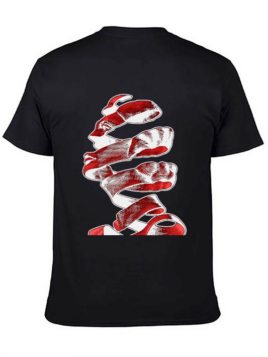 Twisted Ribbon Graphic T-Shirt