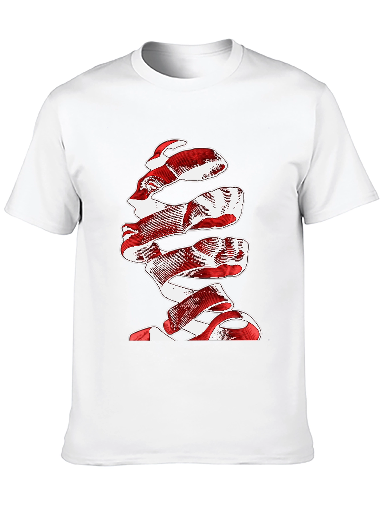 Twisted Ribbon Graphic T-Shirt