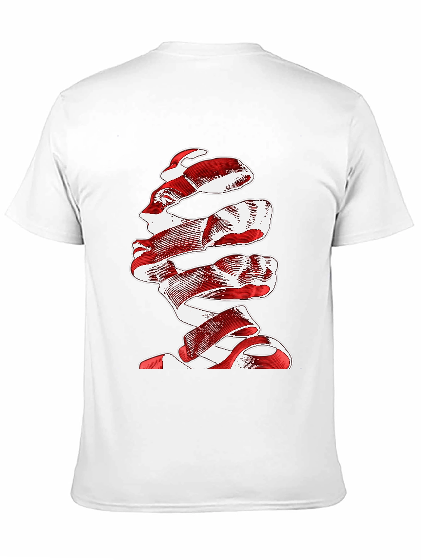 Twisted Ribbon Graphic T-Shirt