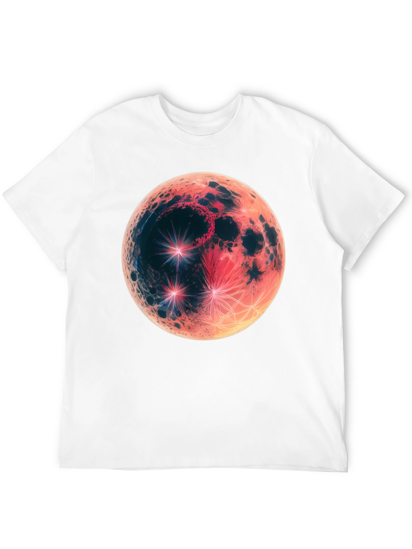 Lunar Eclipse Graphic Tee - Mens Black T-Shirt