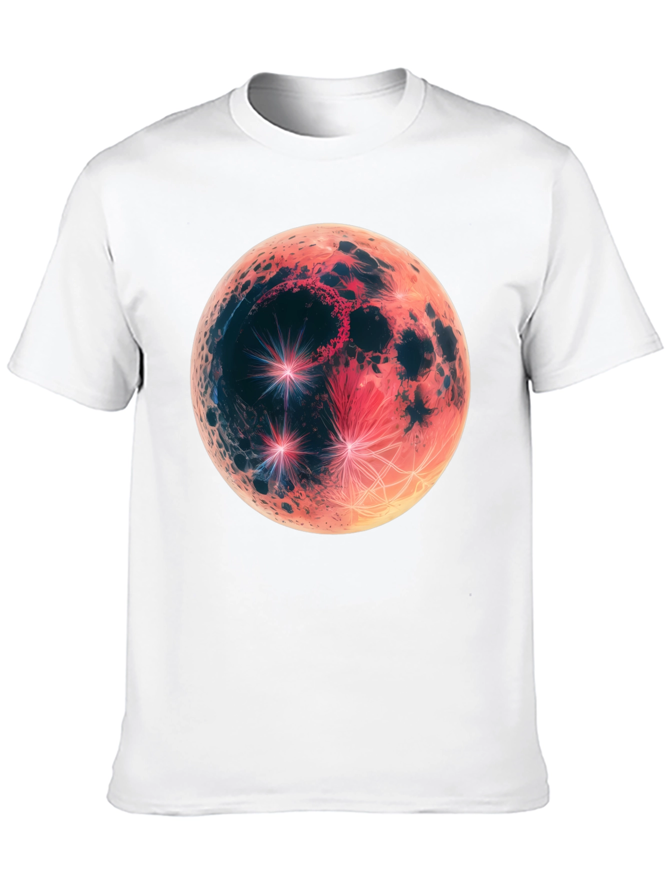 Lunar Eclipse Graphic Tee - Mens Black T-Shirt