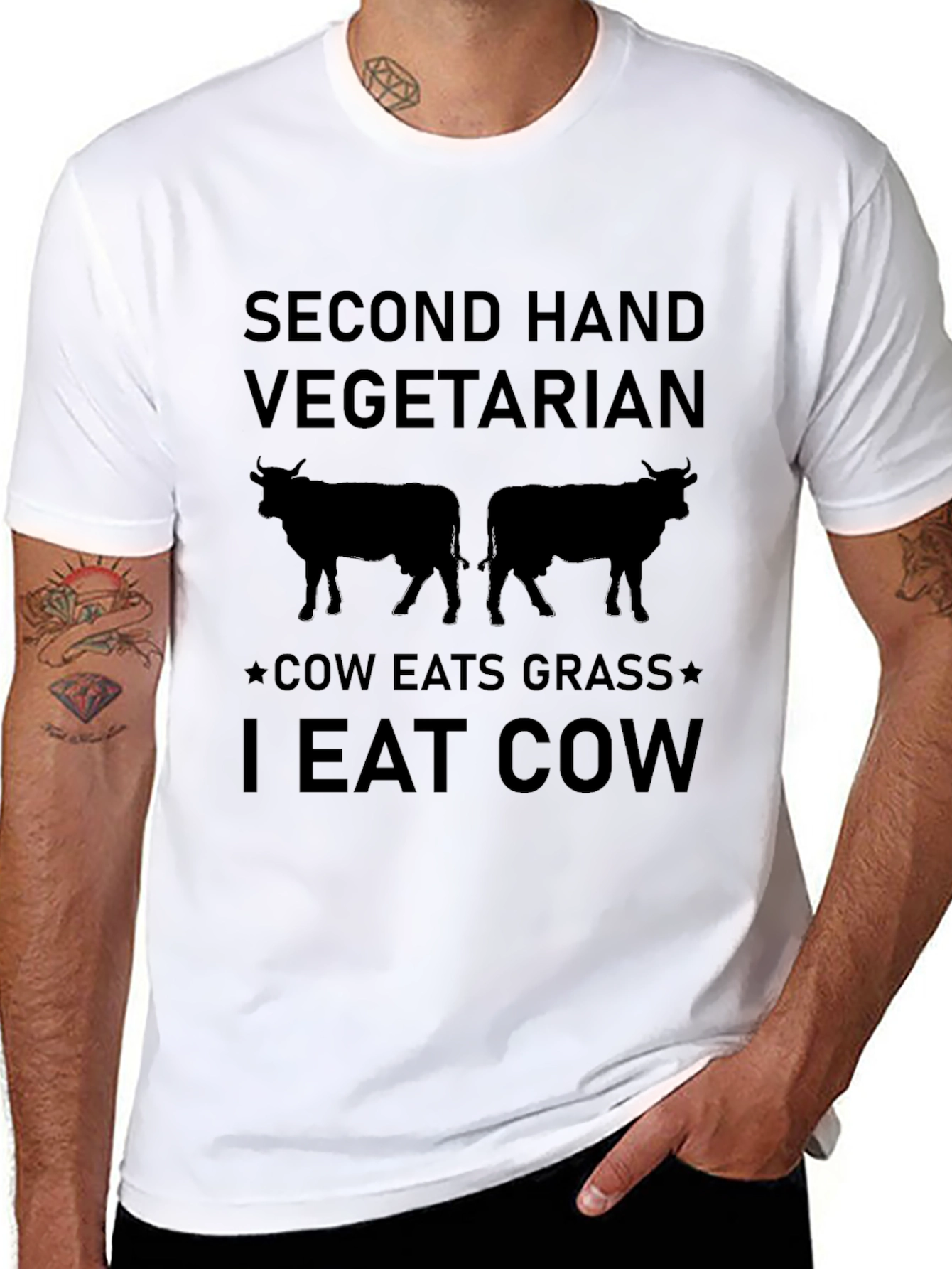Second Hand Vegetarian T-Shirt