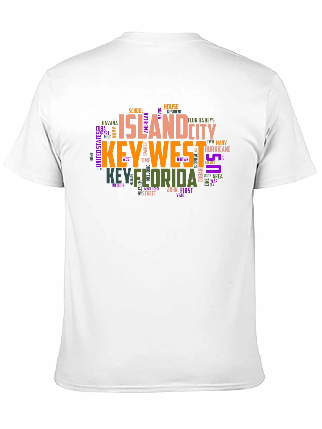 Key West Word Art T-Shirt