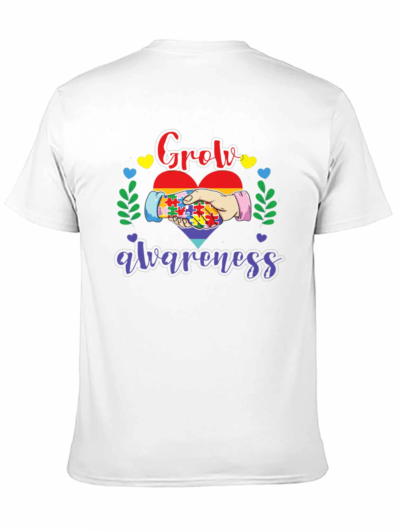 Autism Awareness T-Shirt - Grow Awareness Design