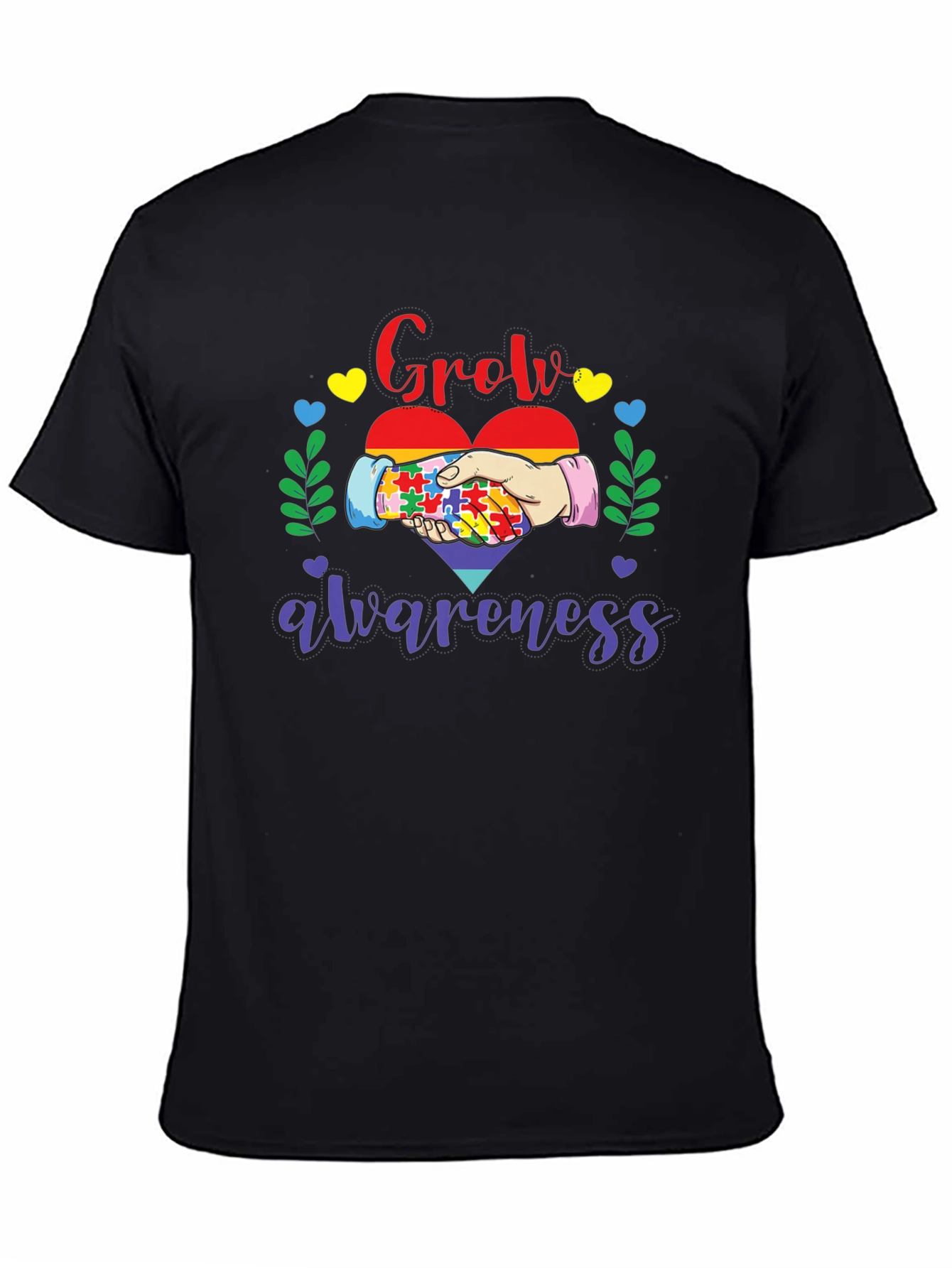 Autism Awareness T-Shirt - Grow Awareness Design