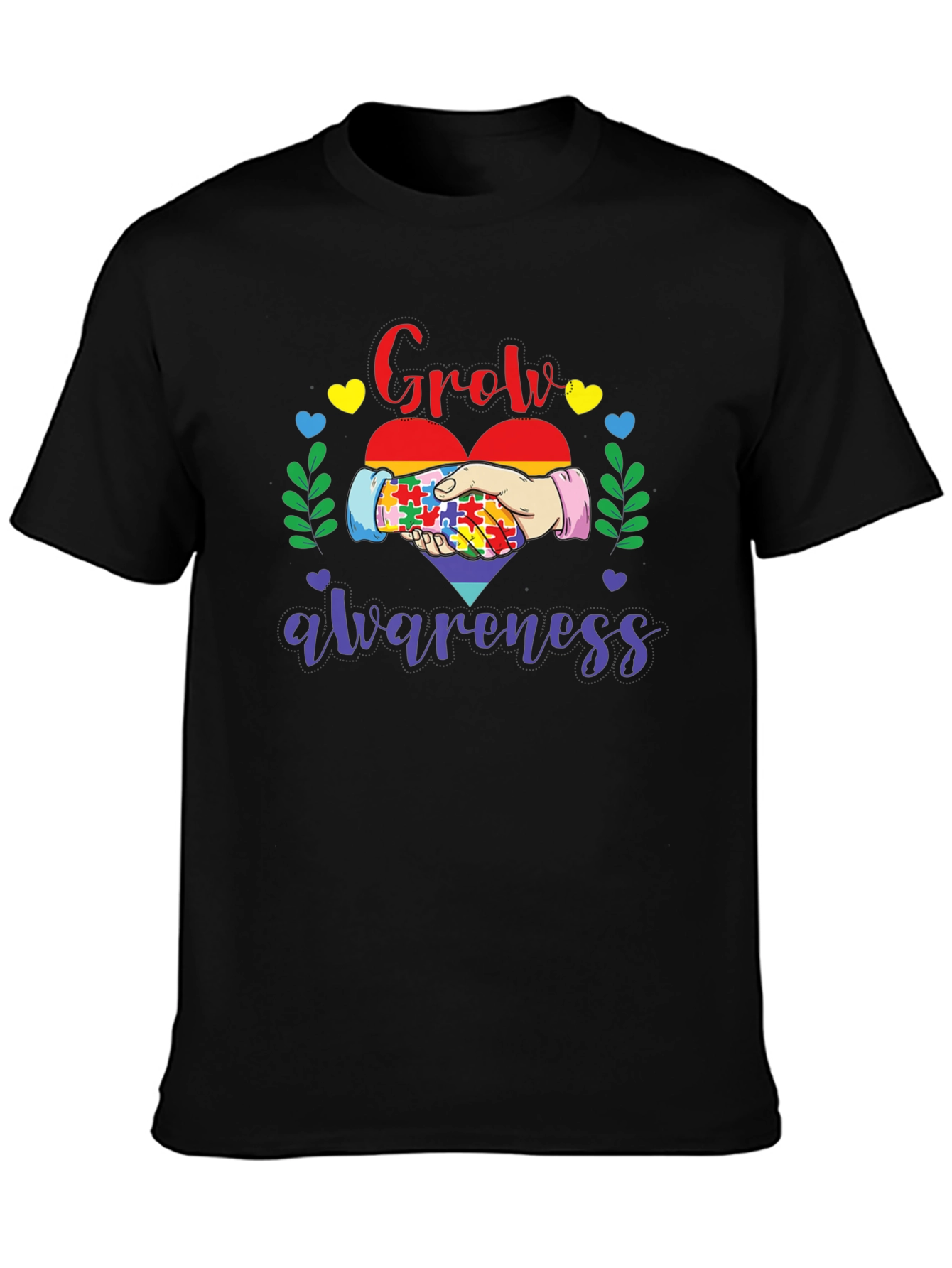 Autism Awareness T-Shirt - Grow Awareness Design