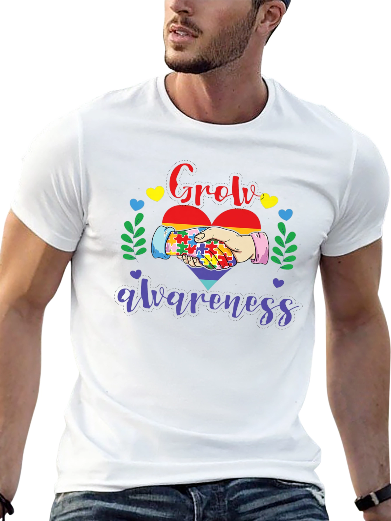Autism Awareness T-Shirt - Grow Awareness Design