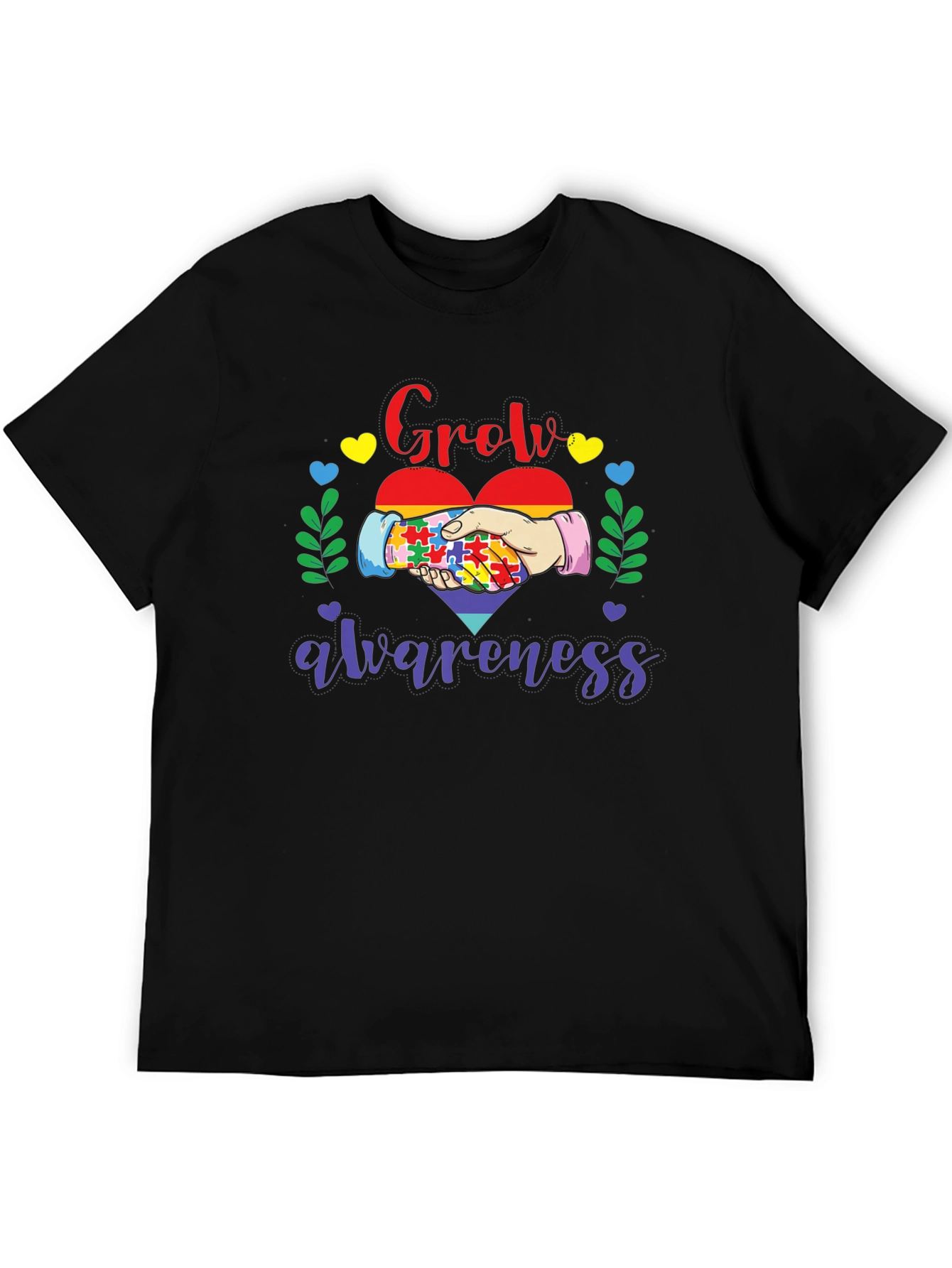 Autism Awareness T-Shirt - Grow Awareness Design