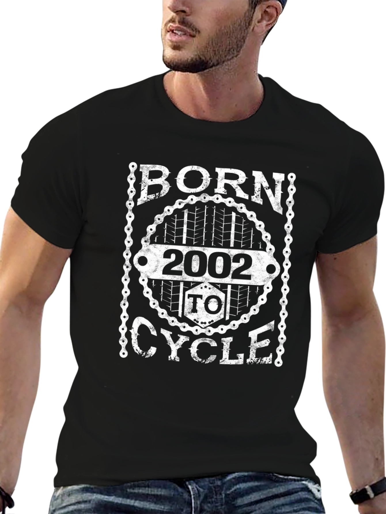 Born to Cycle 2002 Graphic T-Shirt