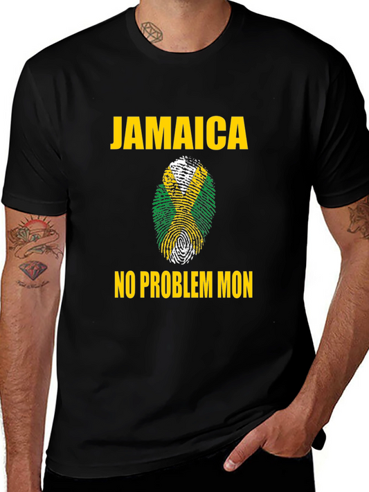 Jamaica No Problem Mon Black T-Shirt