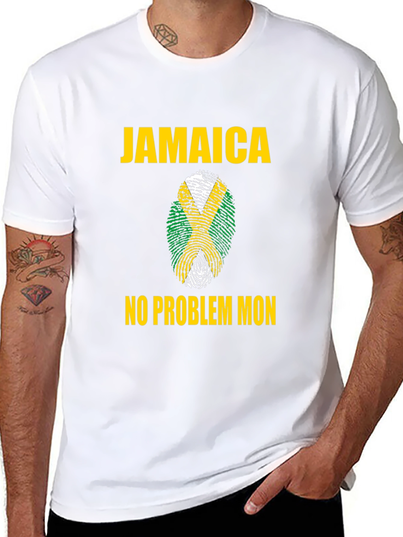 Jamaica No Problem Mon Black T-Shirt