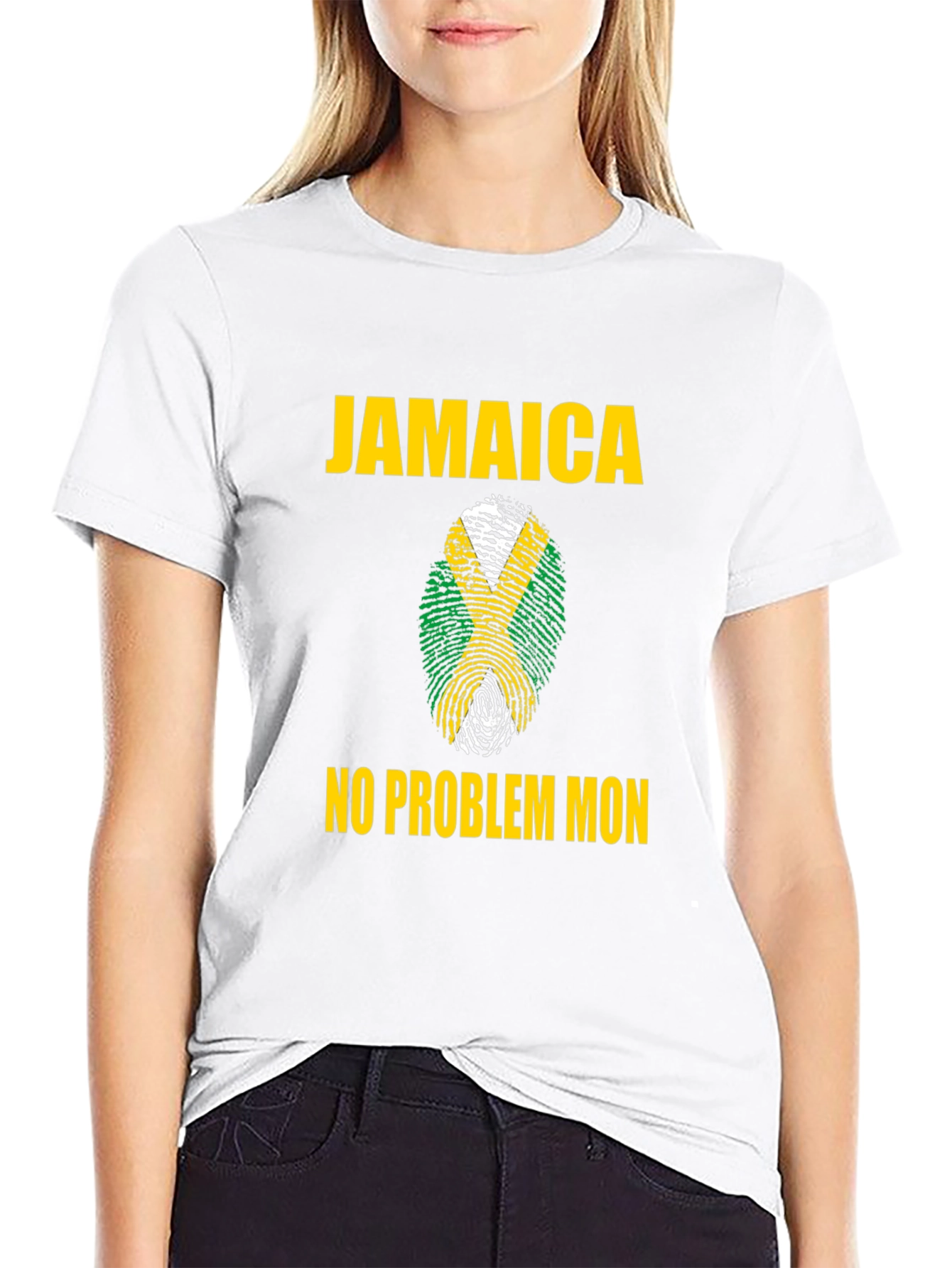 Jamaica No Problem Mon Black T-Shirt