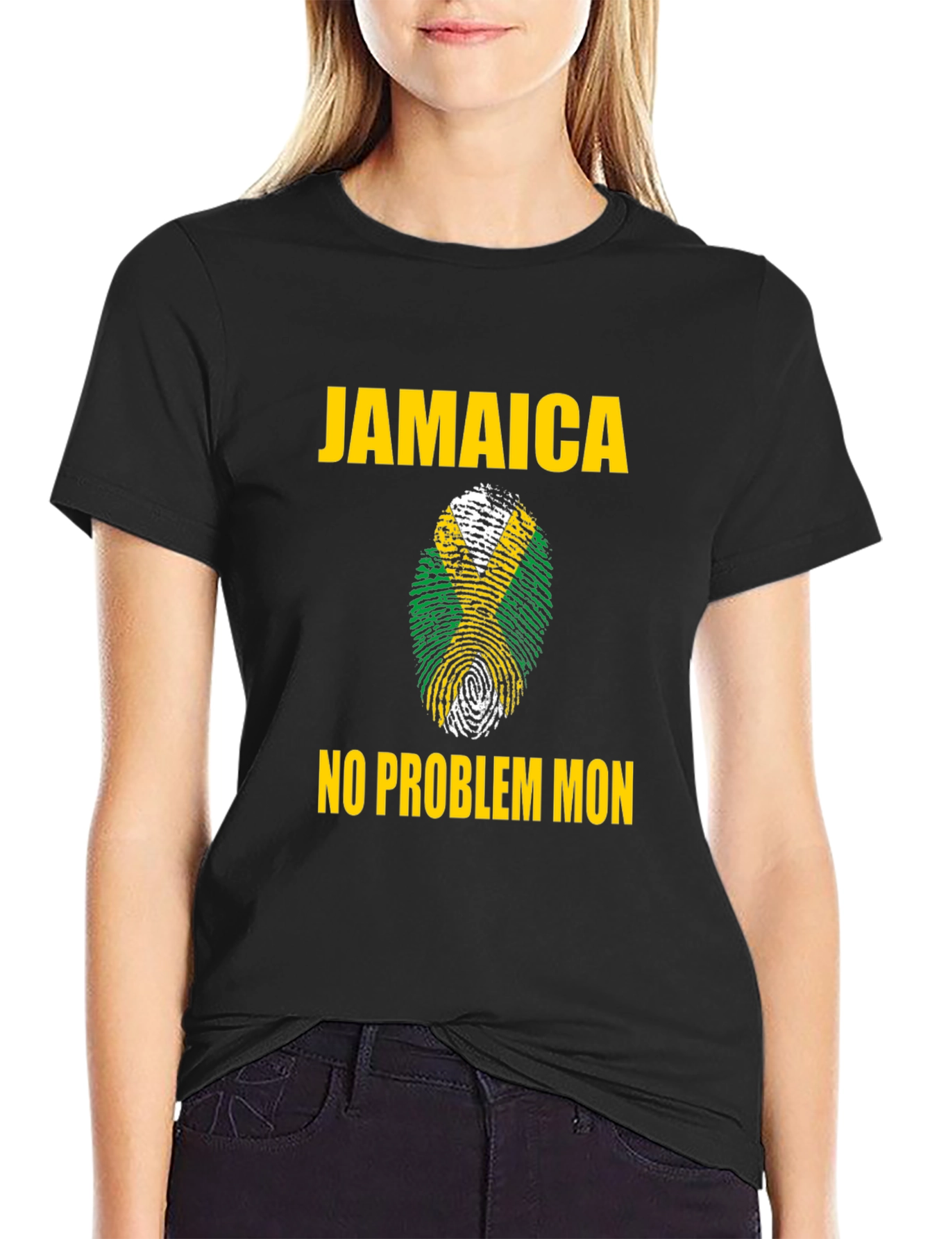 Jamaica No Problem Mon Black T-Shirt