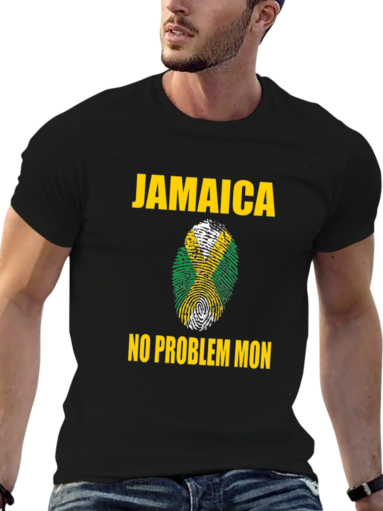 Jamaica No Problem Mon Black T-Shirt