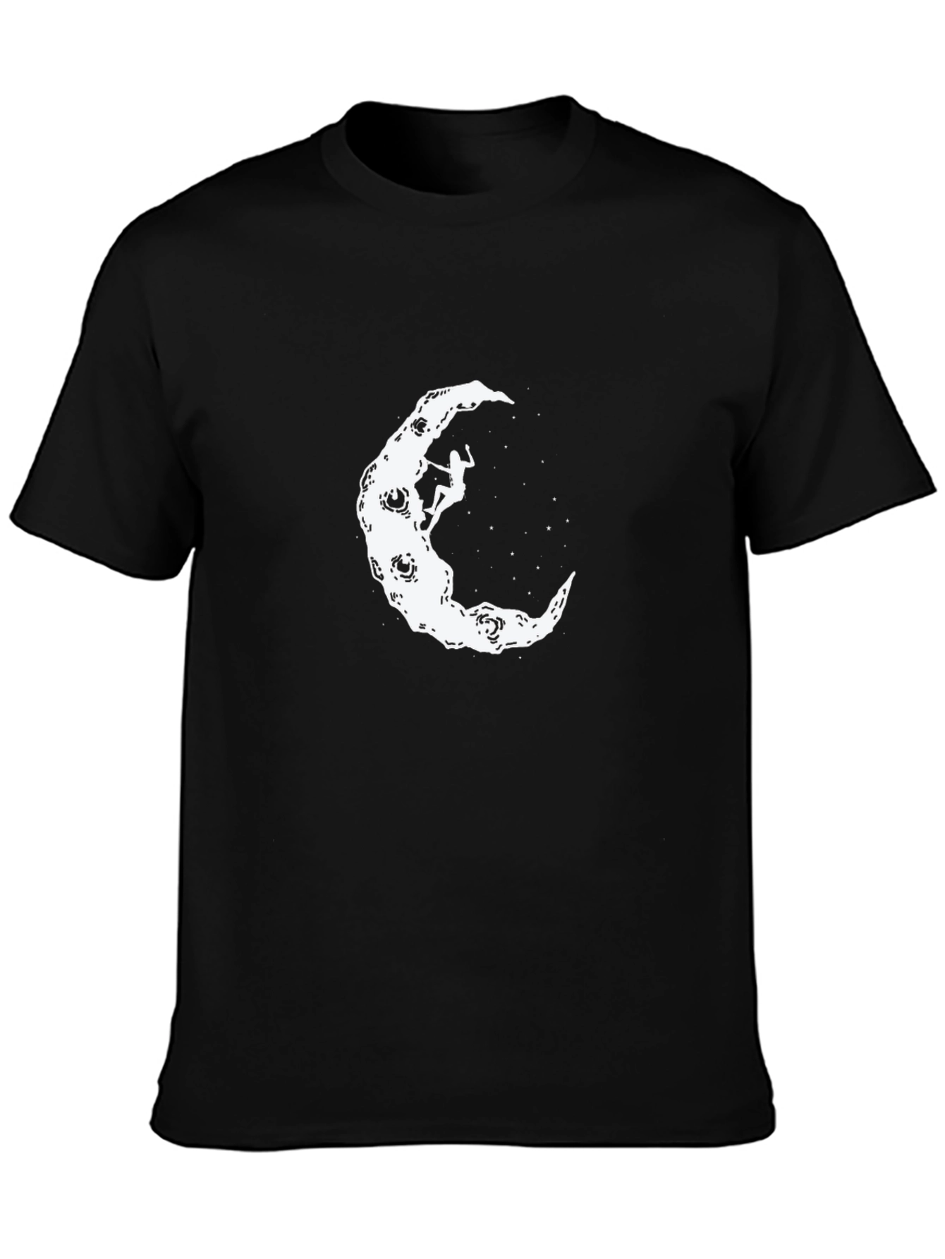 Climbing Moon Graphic T-Shirt