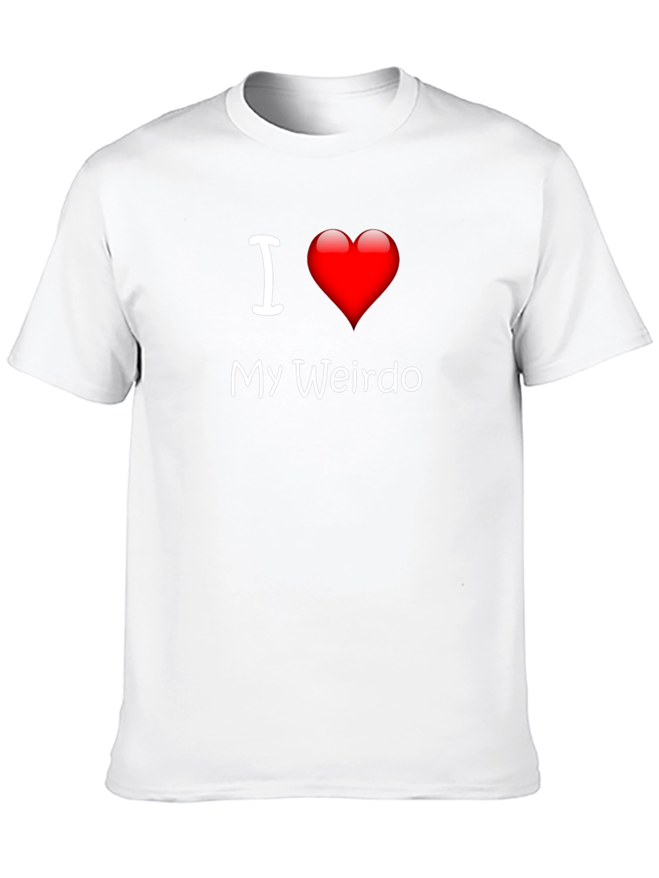 I Heart My Weirdo Black T-Shirt