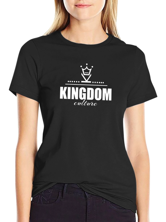 Kingdom Culture Graphic T-Shirt - Black
