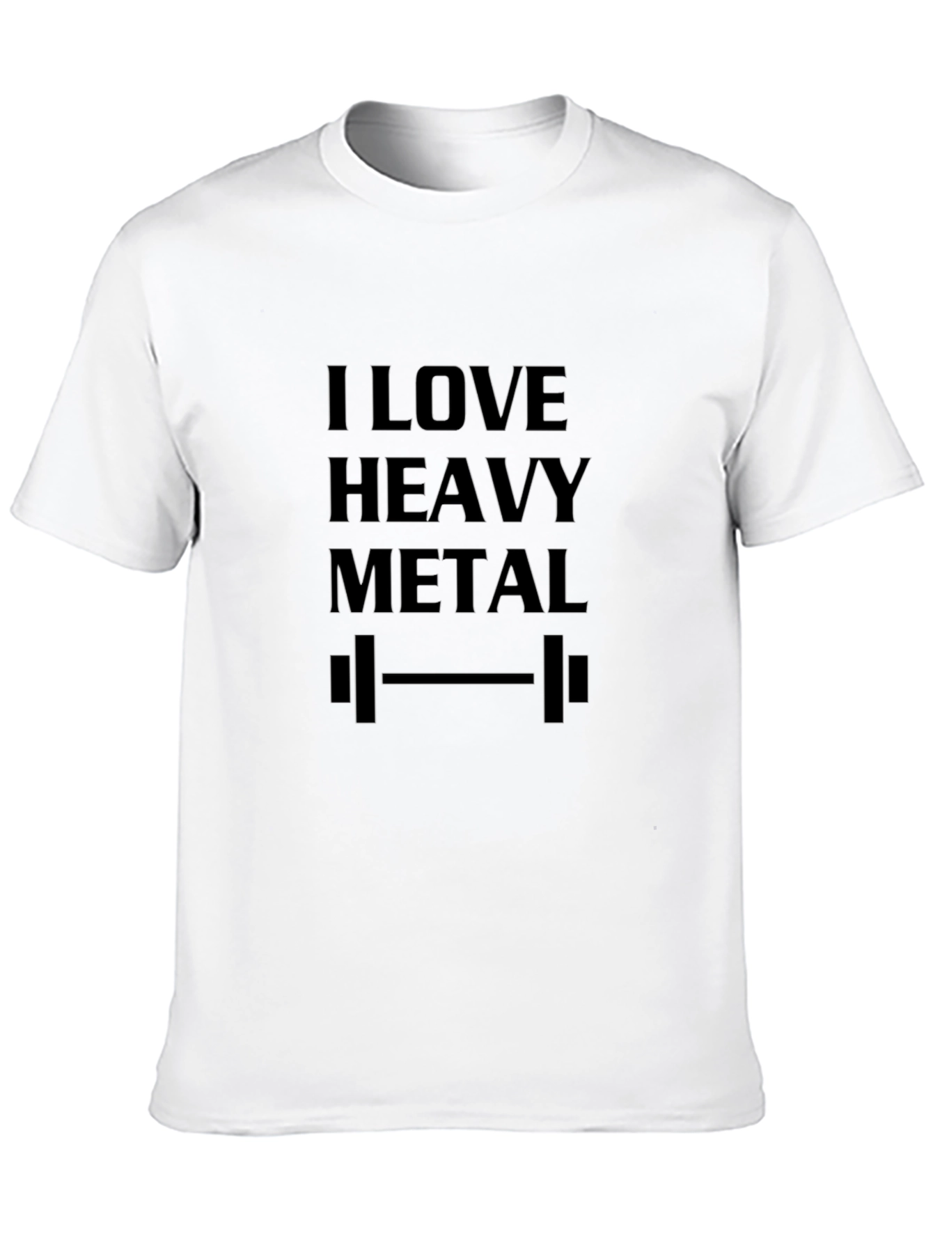 I Love Heavy Metal Black T-Shirt