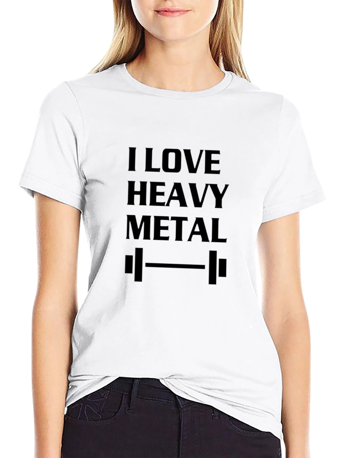 I Love Heavy Metal Black T-Shirt