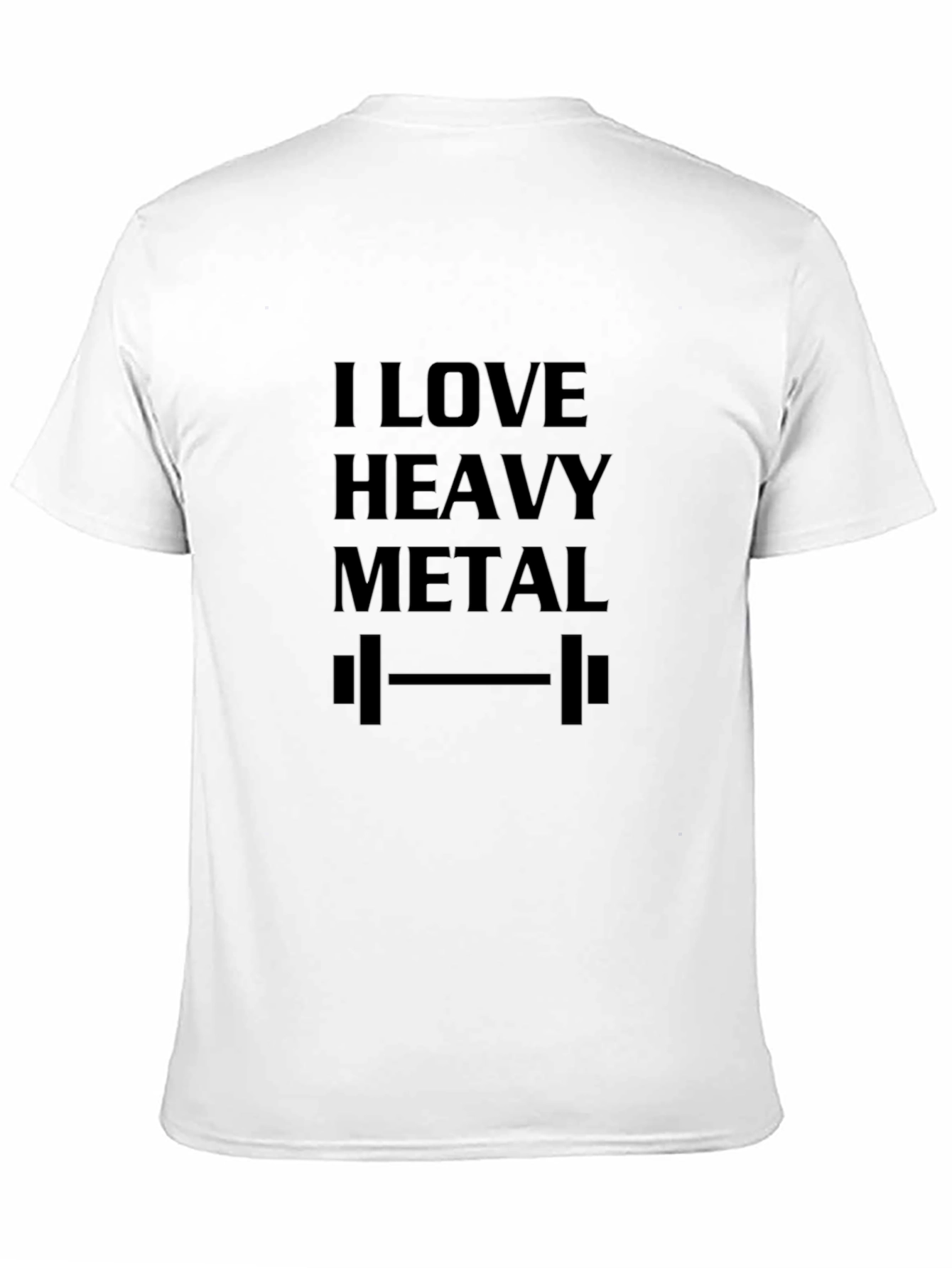 I Love Heavy Metal Black T-Shirt