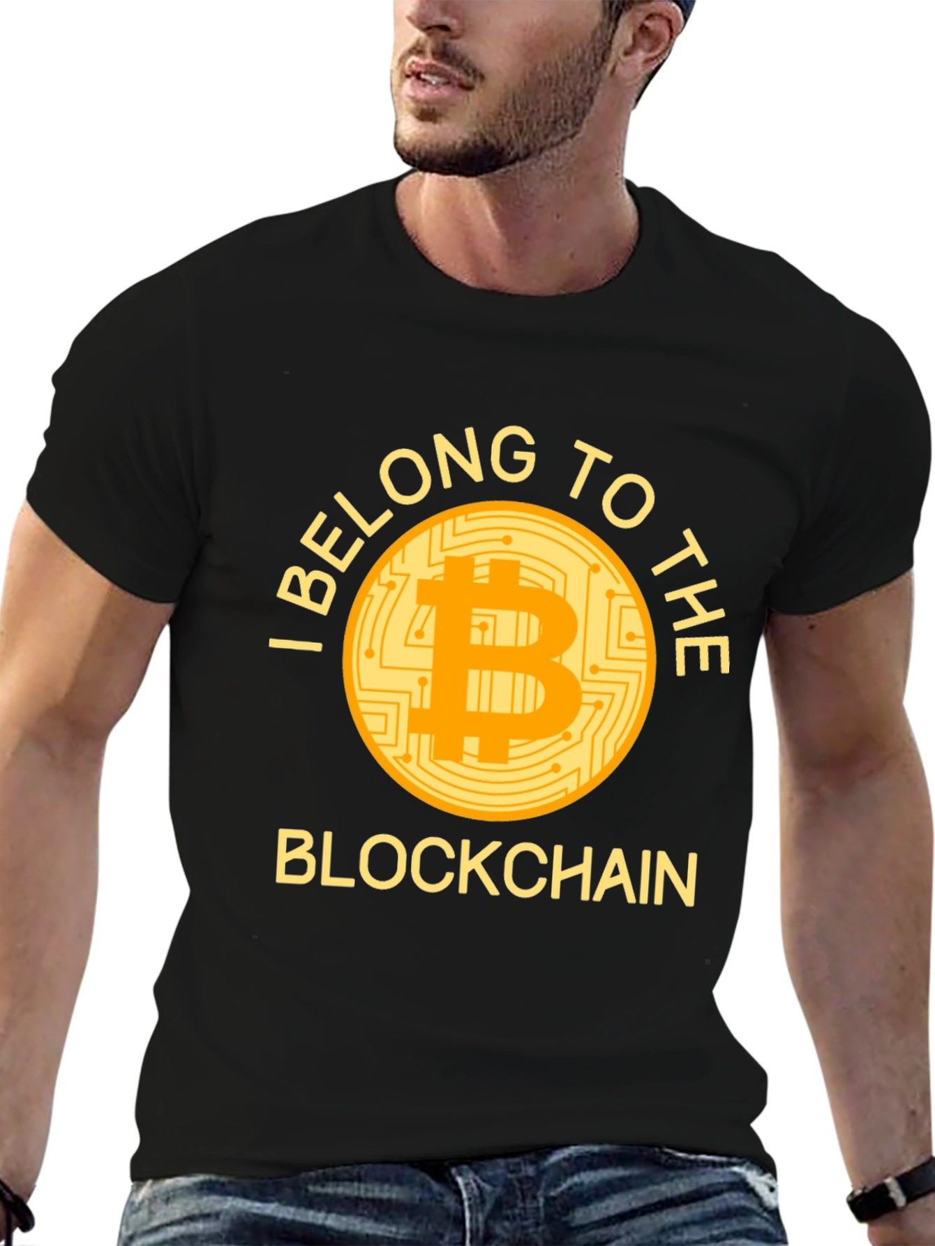 Bitcoin Blockchain T-Shirt - Crypto Enthusiast Apparel