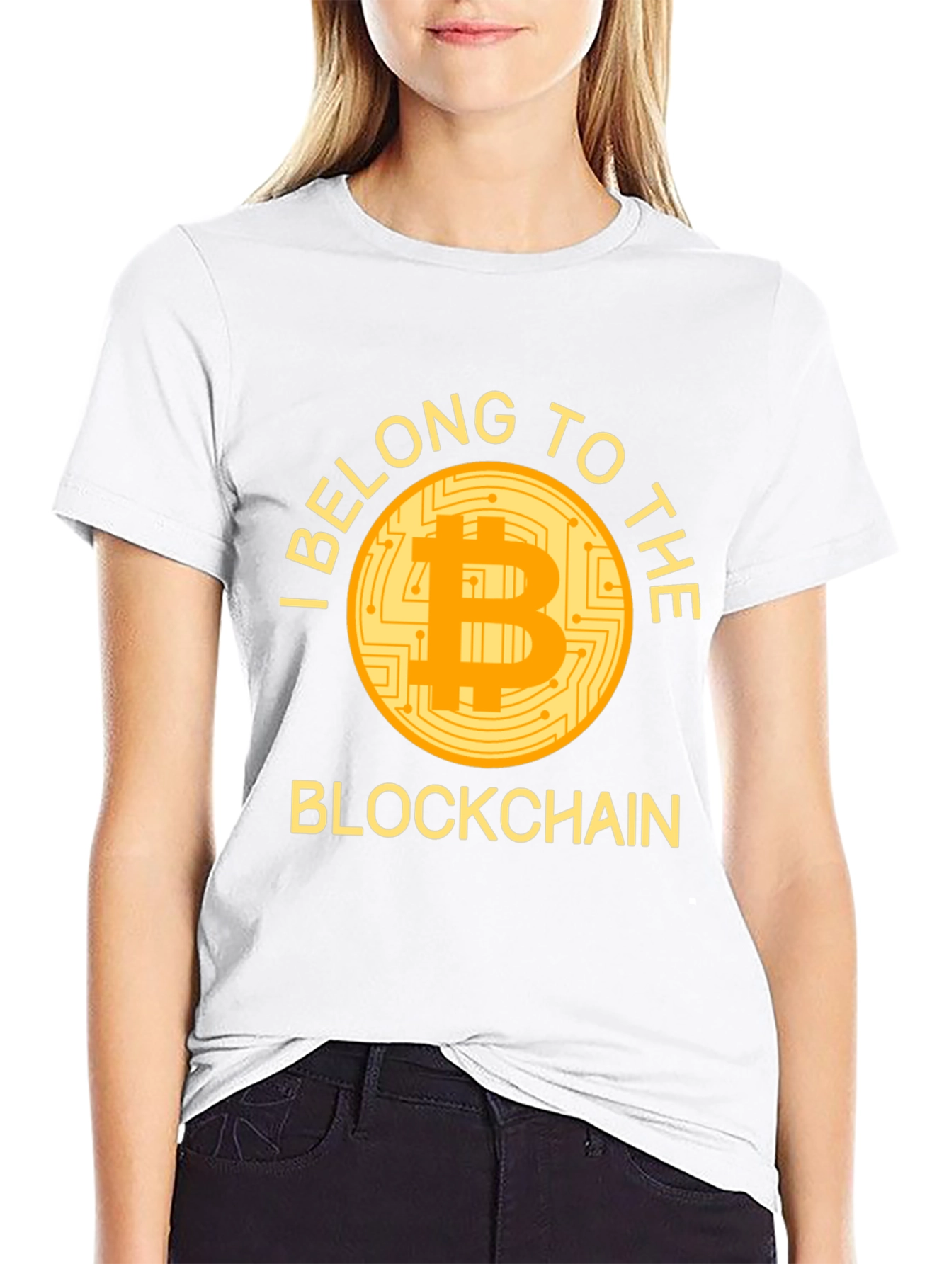 Bitcoin Blockchain T-Shirt - Crypto Enthusiast Apparel