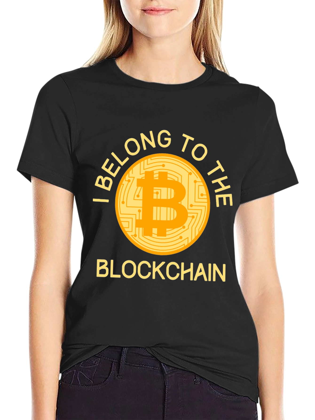 Bitcoin Blockchain T-Shirt - Crypto Enthusiast Apparel