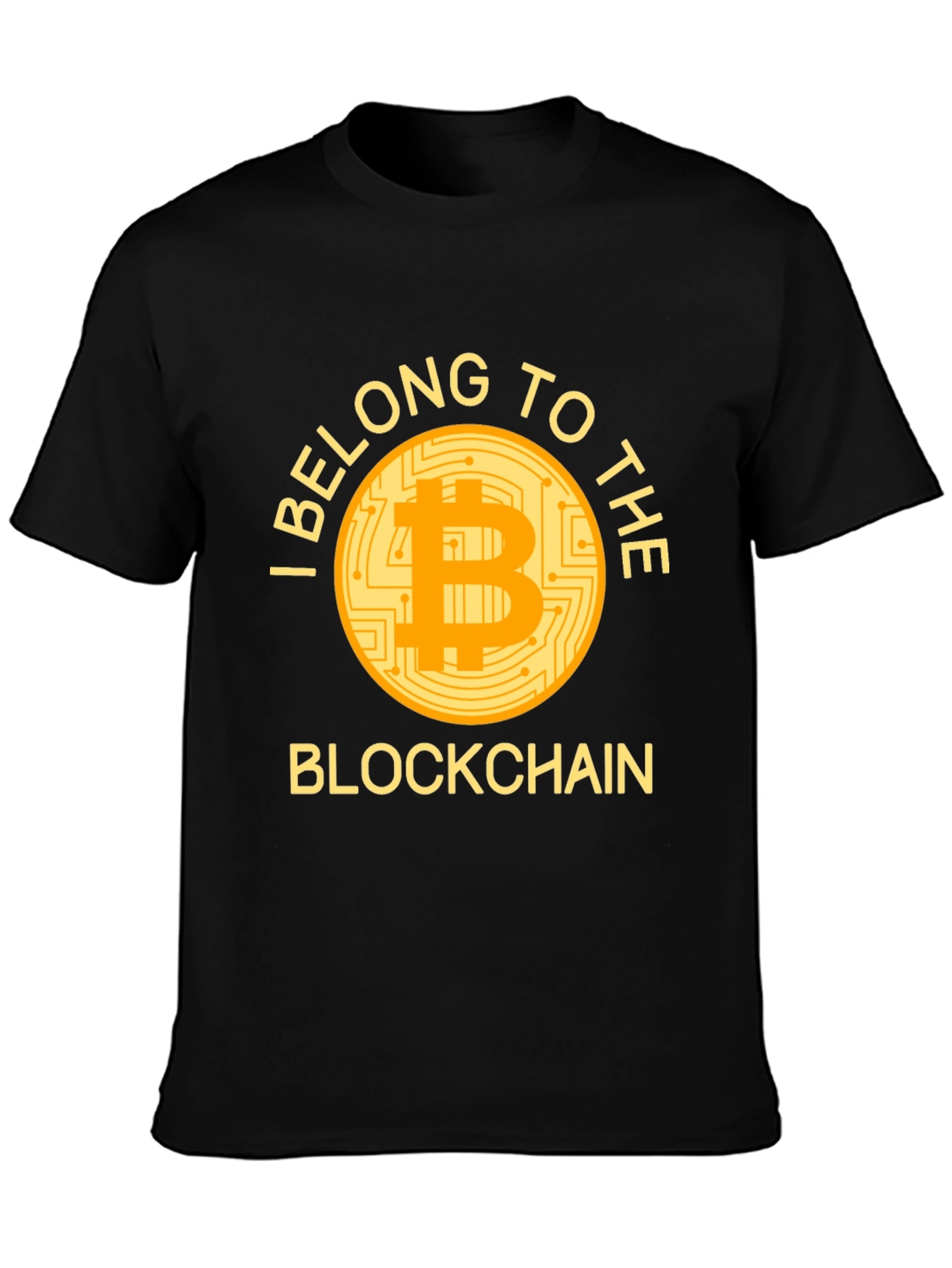 Bitcoin Blockchain T-Shirt - Crypto Enthusiast Apparel