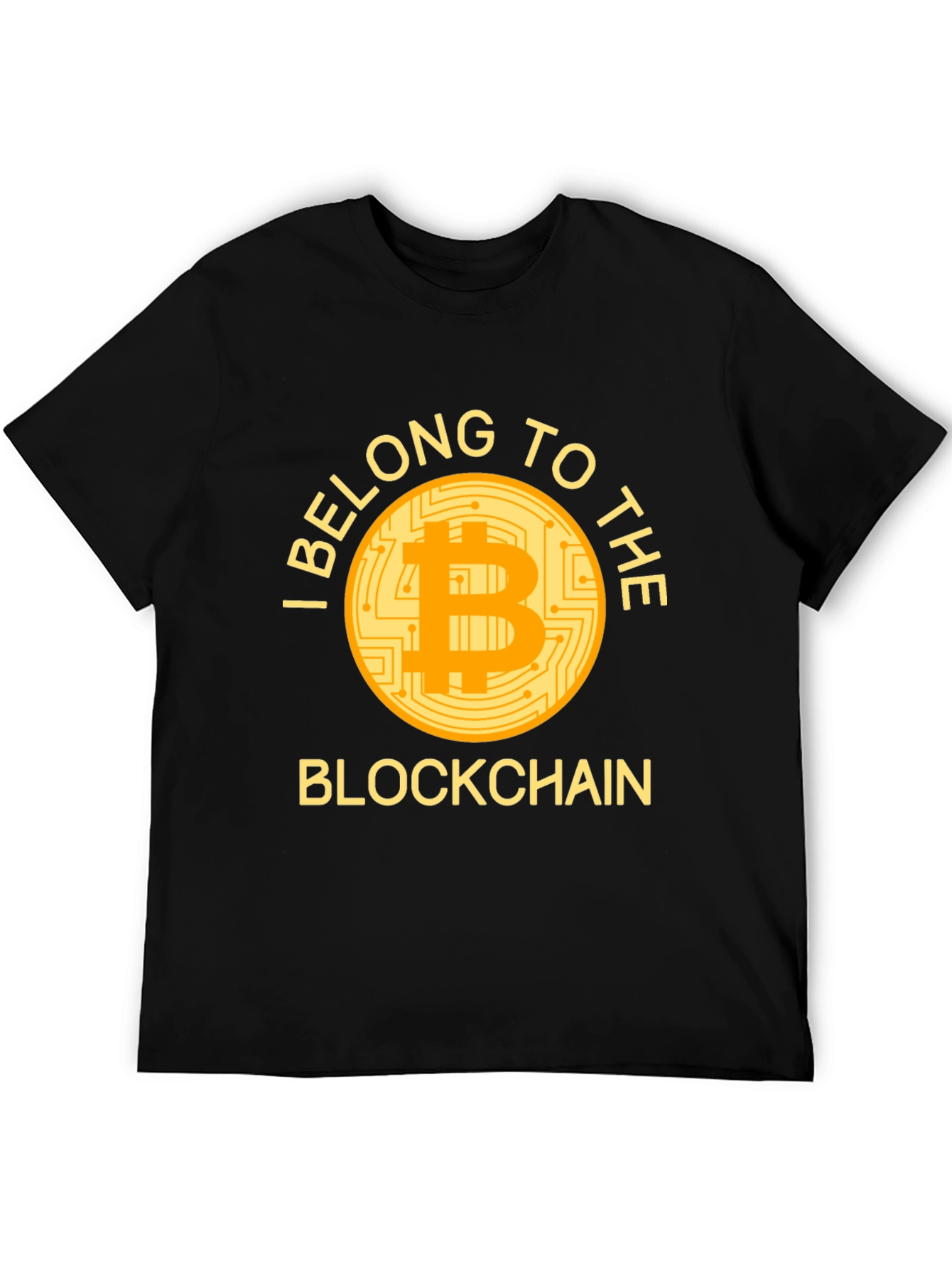 Bitcoin Blockchain T-Shirt - Crypto Enthusiast Apparel