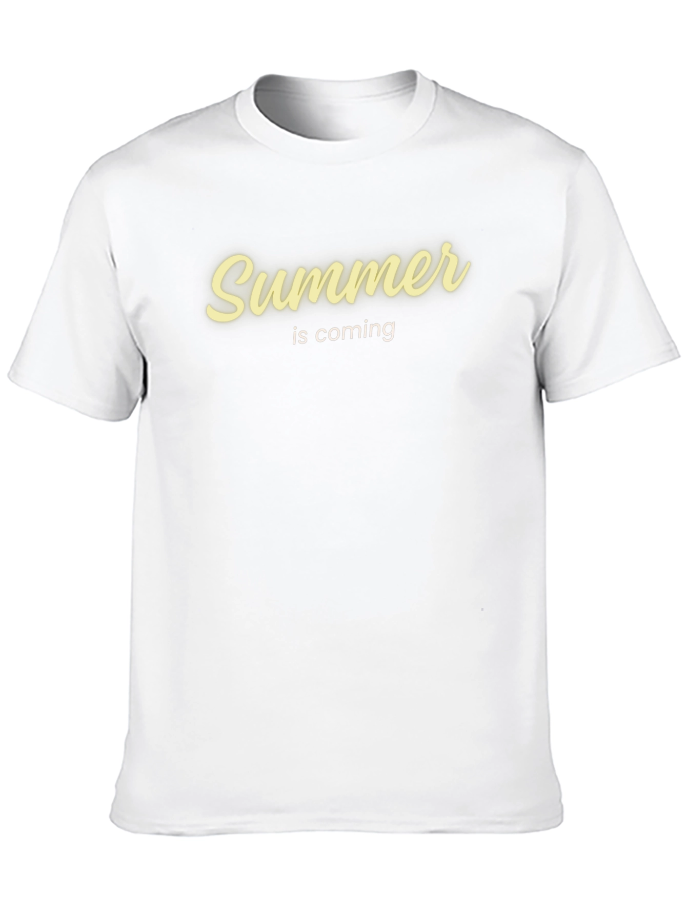 Summer is Coming Graphic T-Shirt - Black