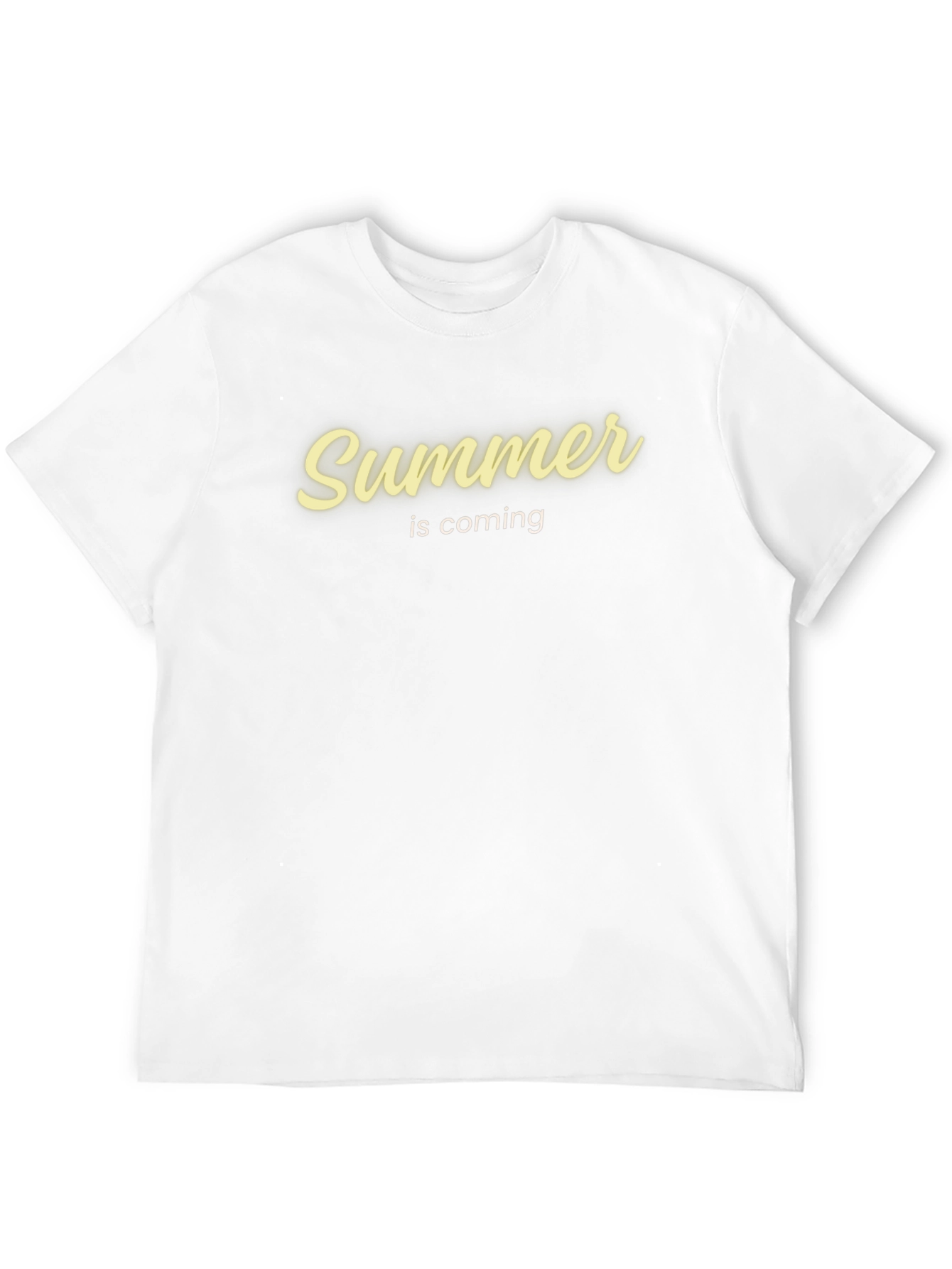 Summer is Coming Graphic T-Shirt - Black