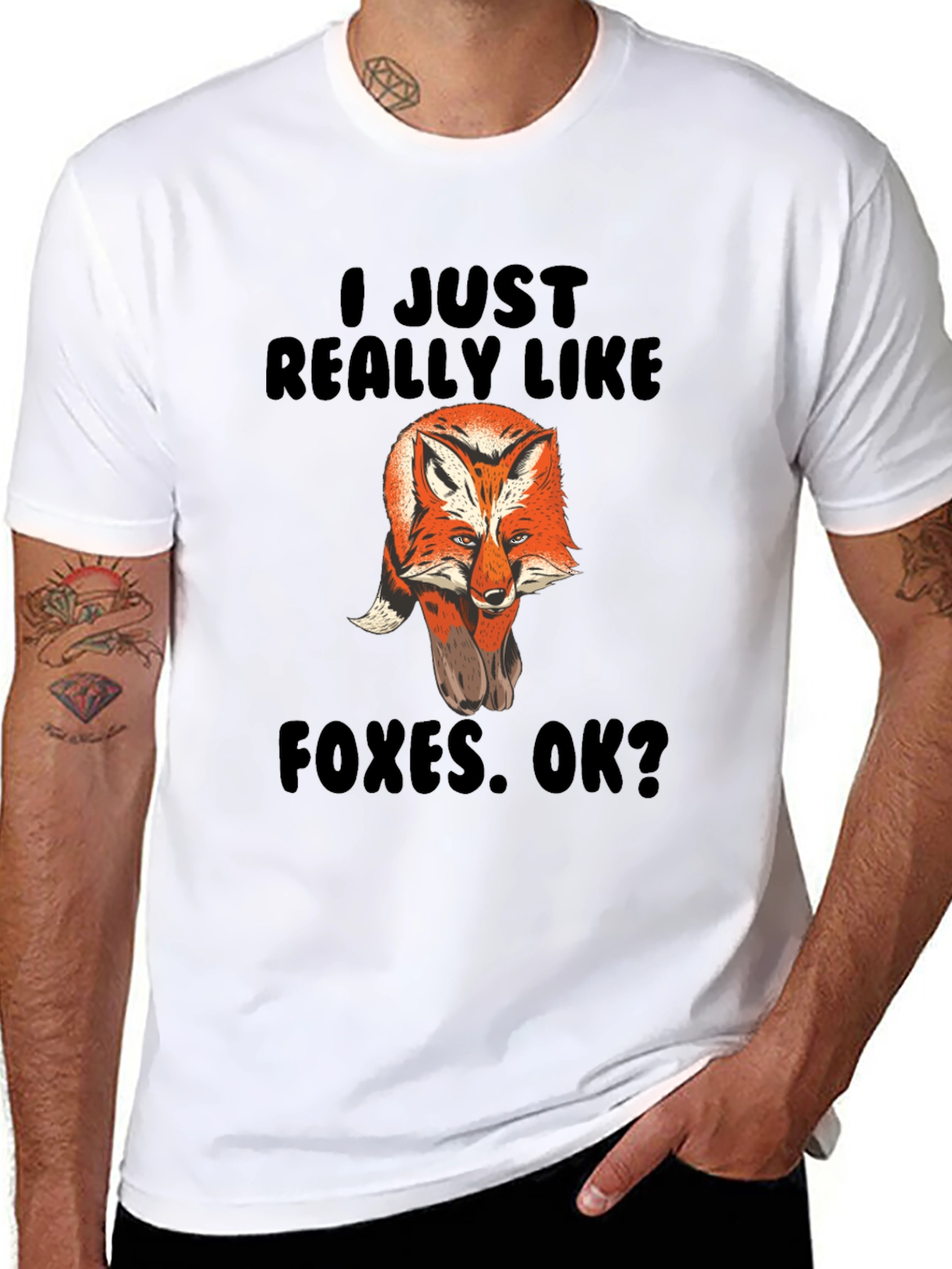 Fox Lover T-Shirt - I Just Really Like Foxes!