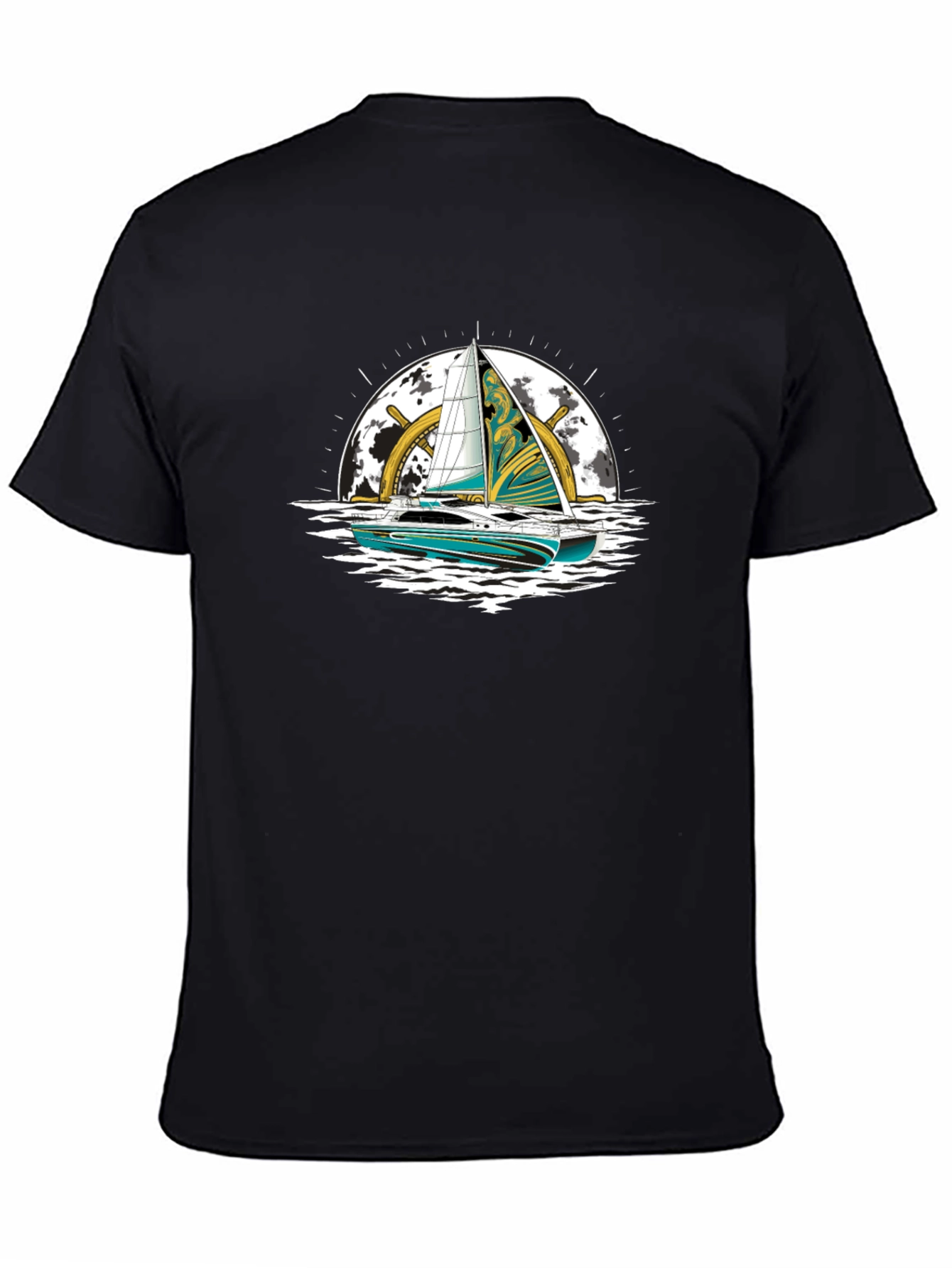Nautical Sailboat Graphic Tee