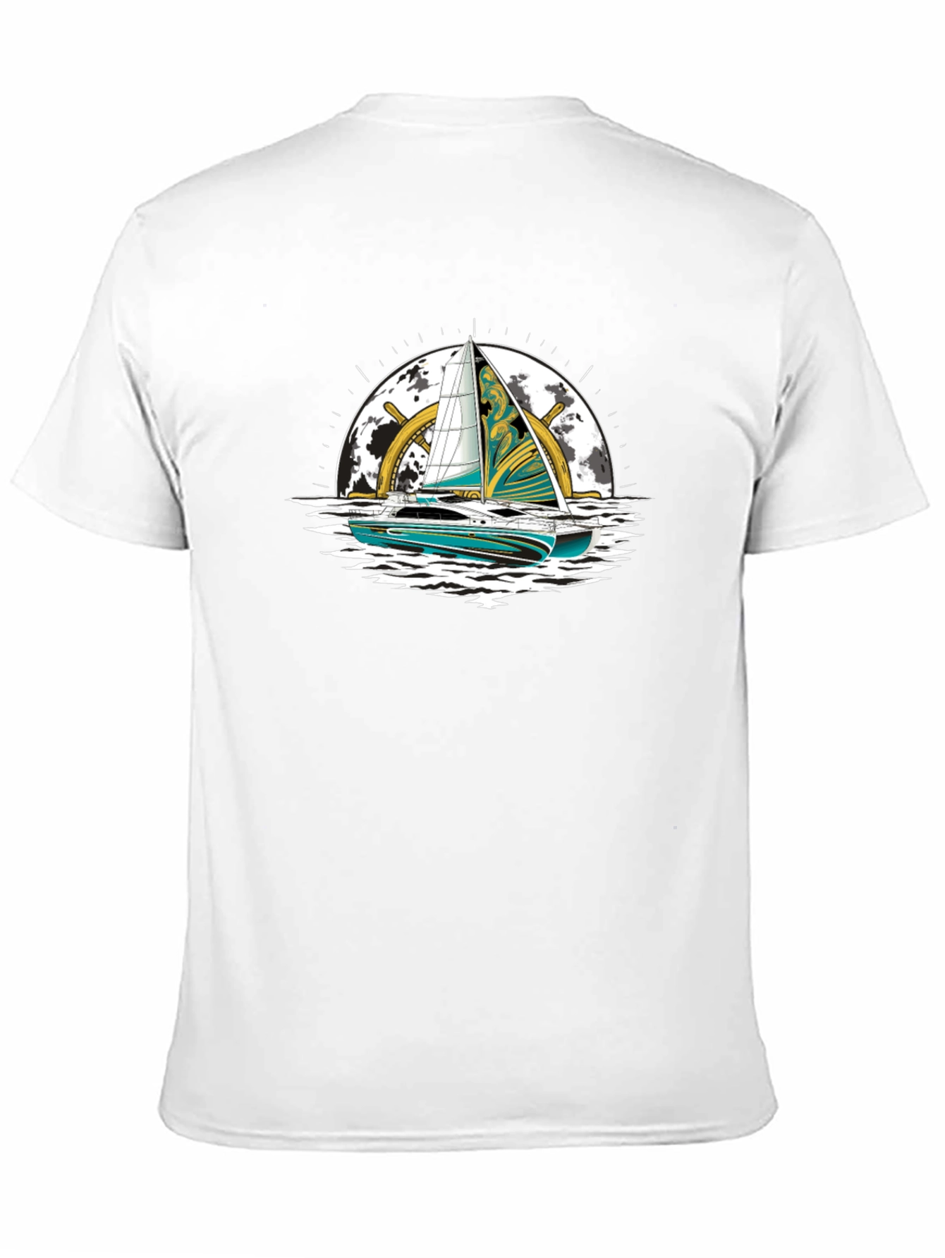 Nautical Sailboat Graphic Tee