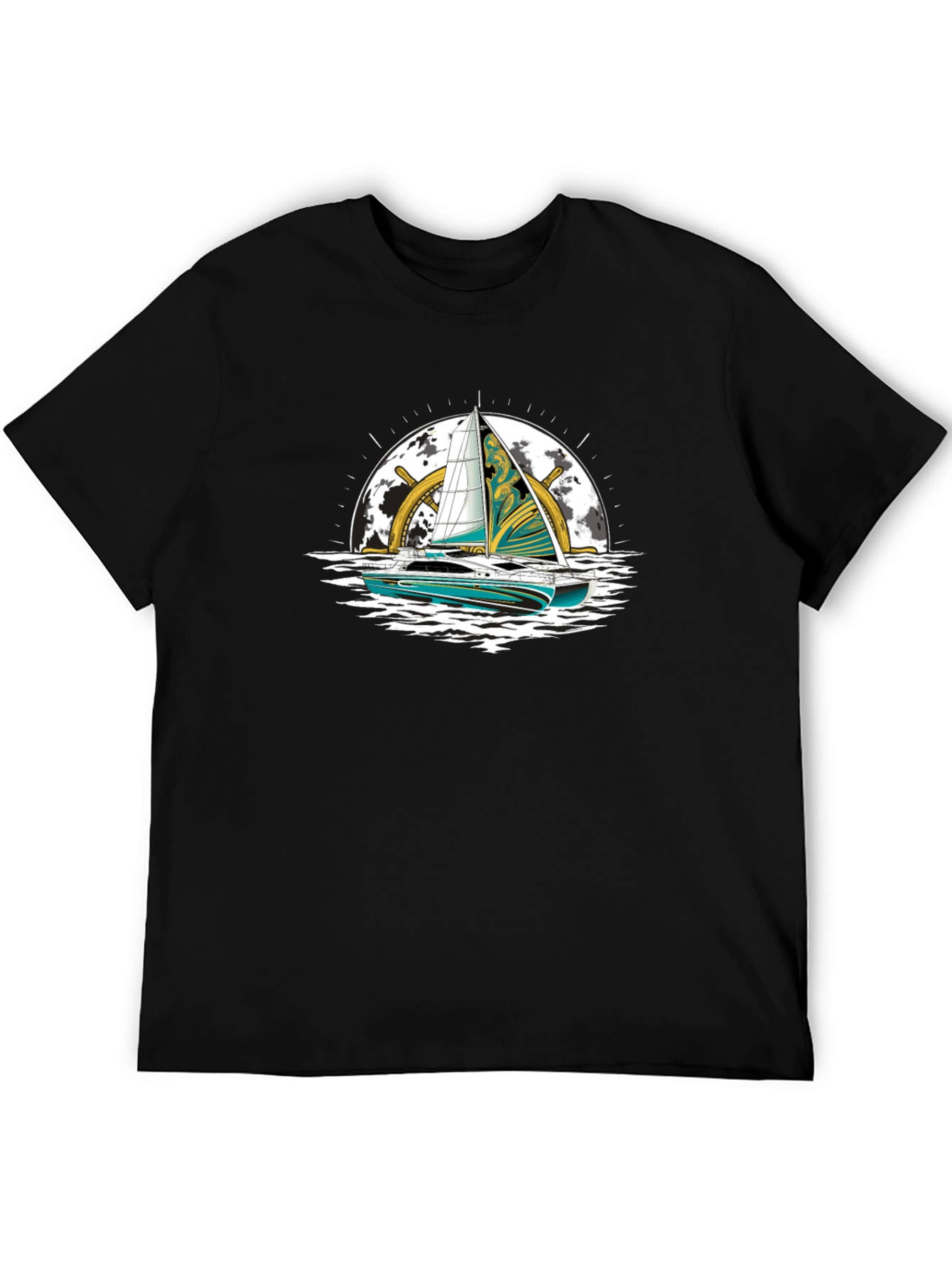 Nautical Sailboat Graphic Tee