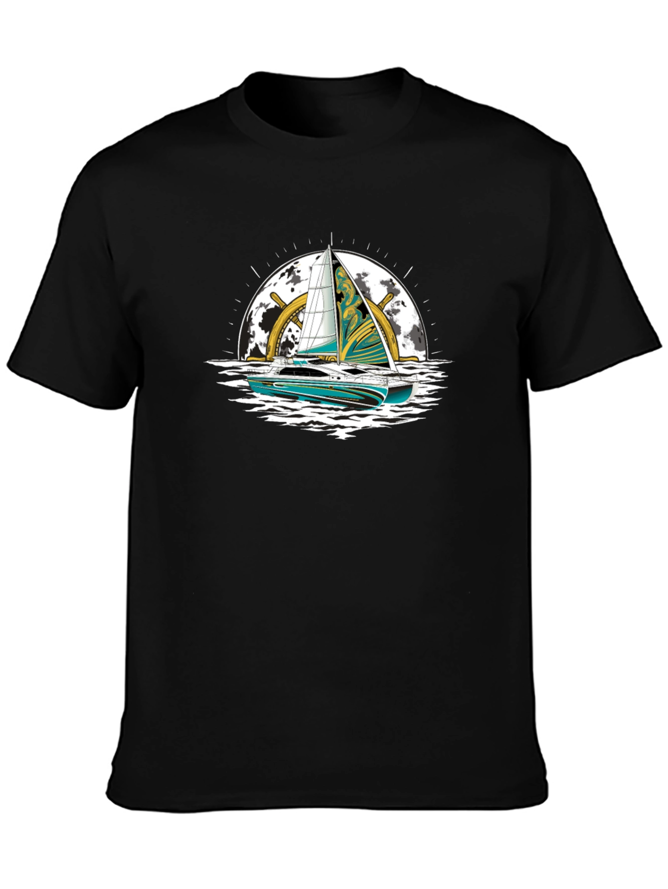 Nautical Sailboat Graphic Tee