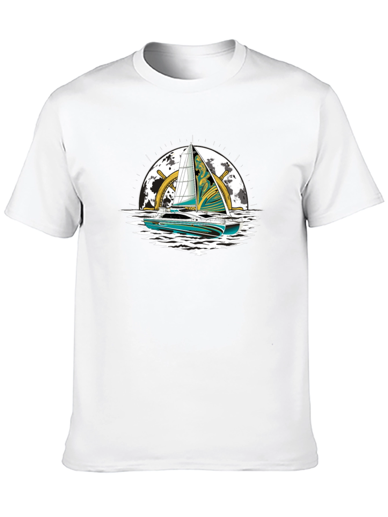 Nautical Sailboat Graphic Tee