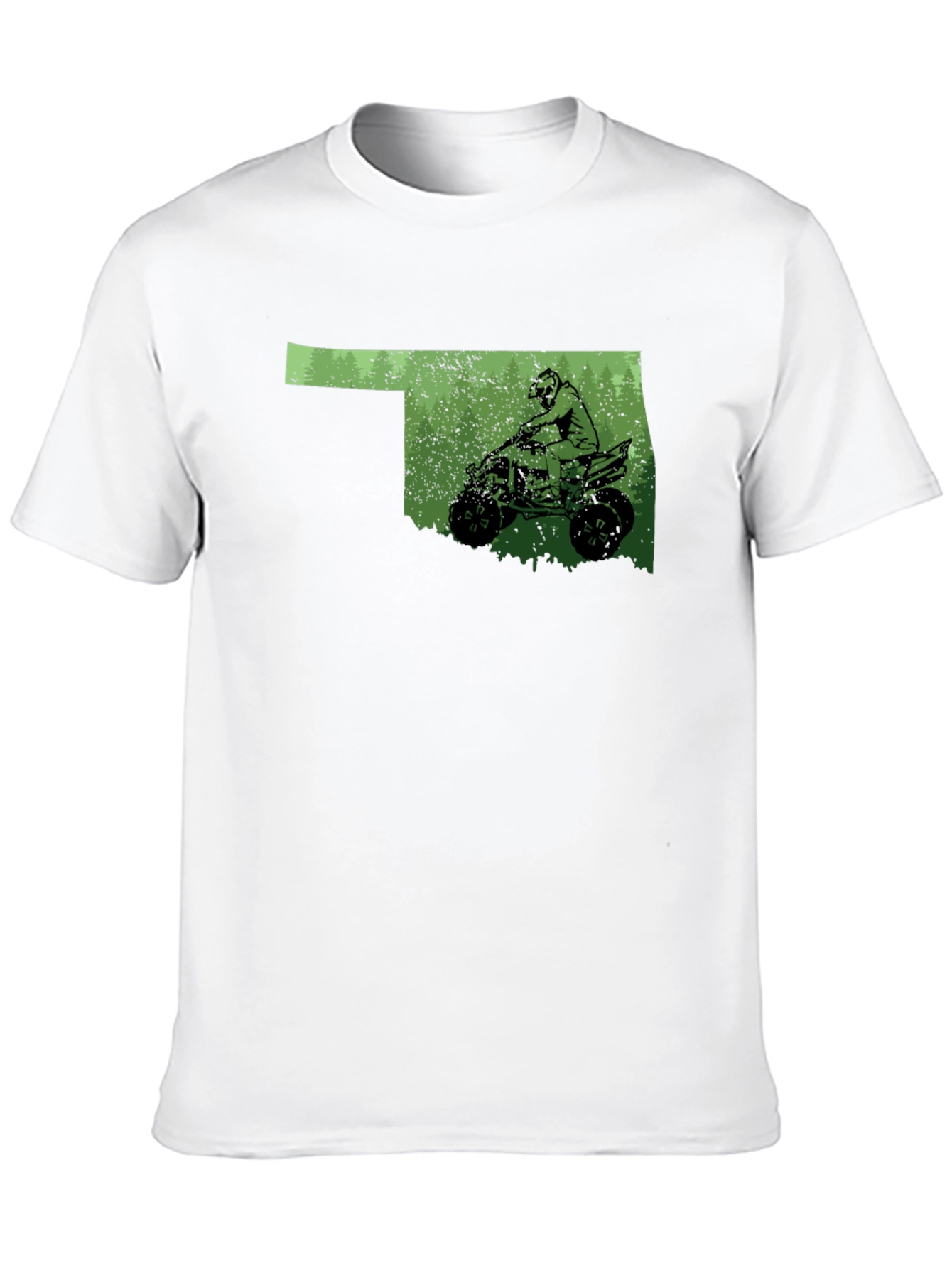 Oklahoma ATV Rider Graphic T-Shirt
