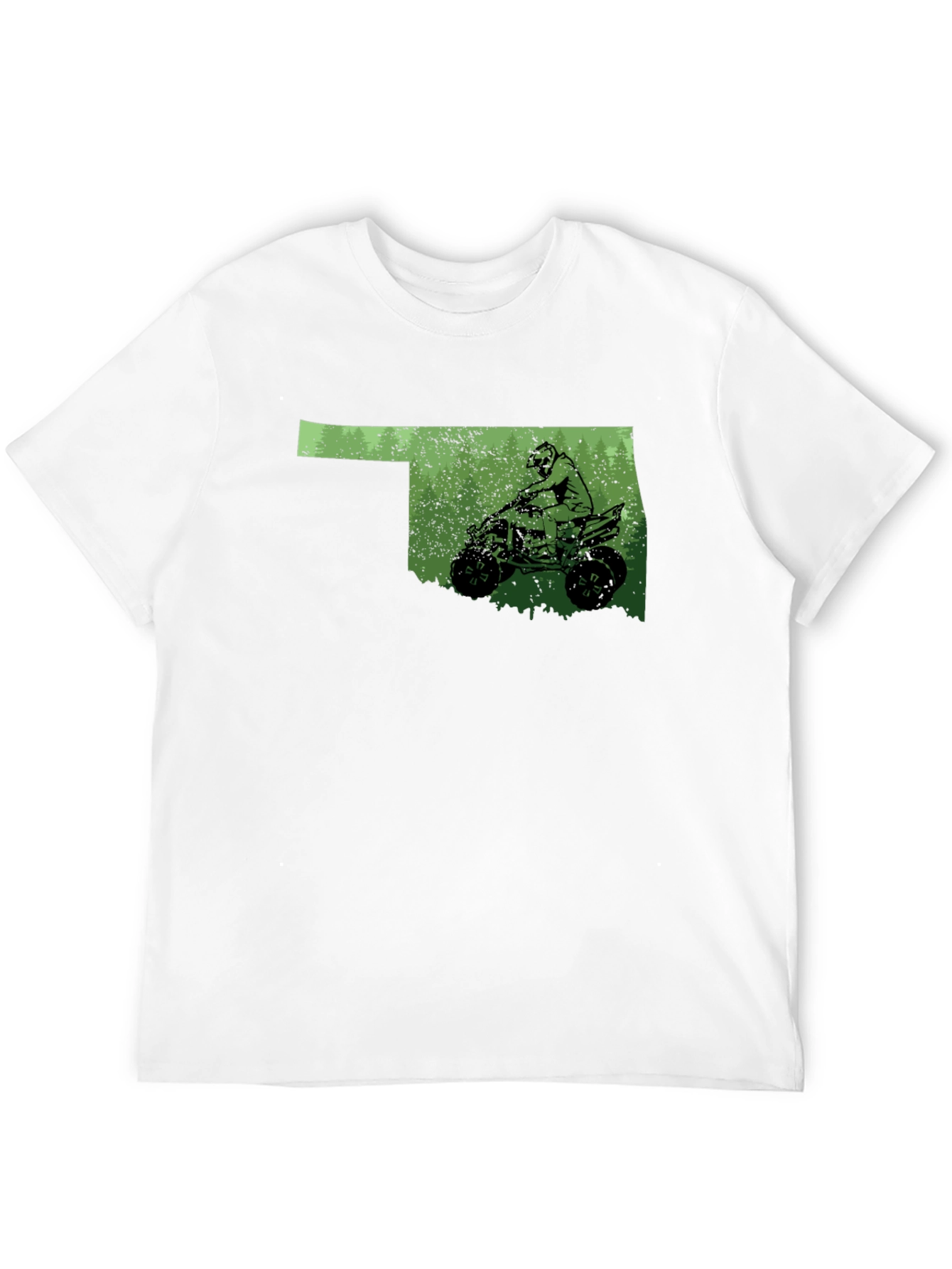 Oklahoma ATV Rider Graphic T-Shirt