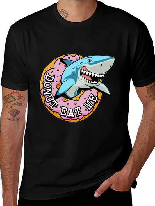 Donut Eat Me Shark Graphic Tee