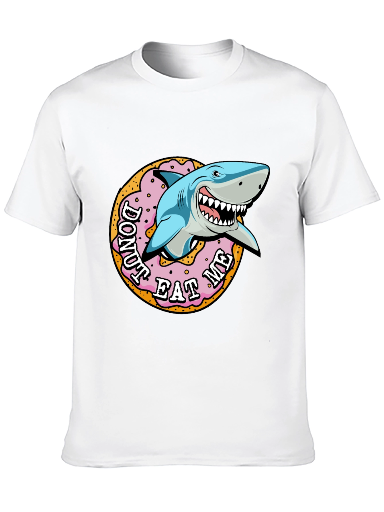 Donut Eat Me Shark Graphic Tee