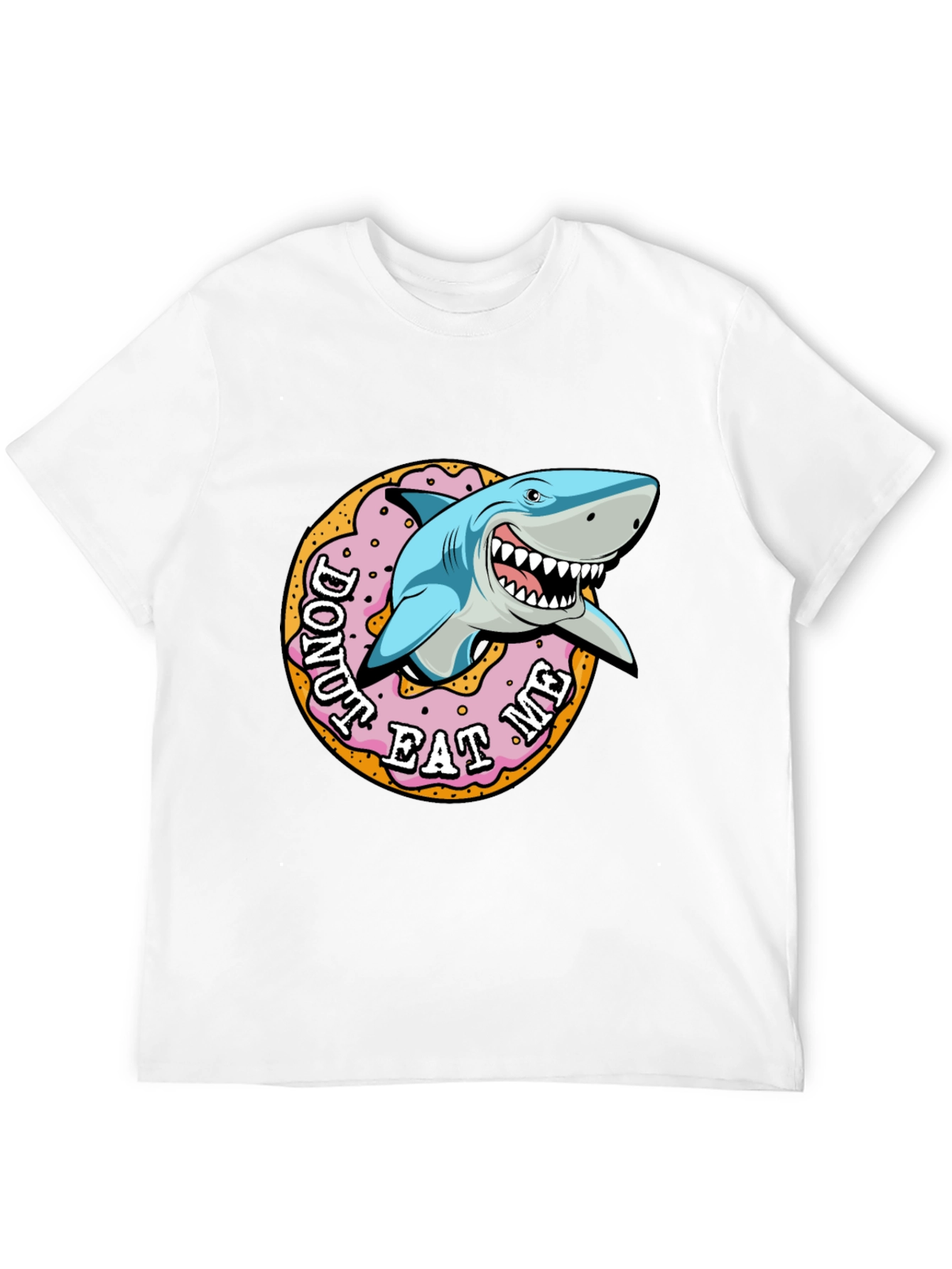 Donut Eat Me Shark Graphic Tee