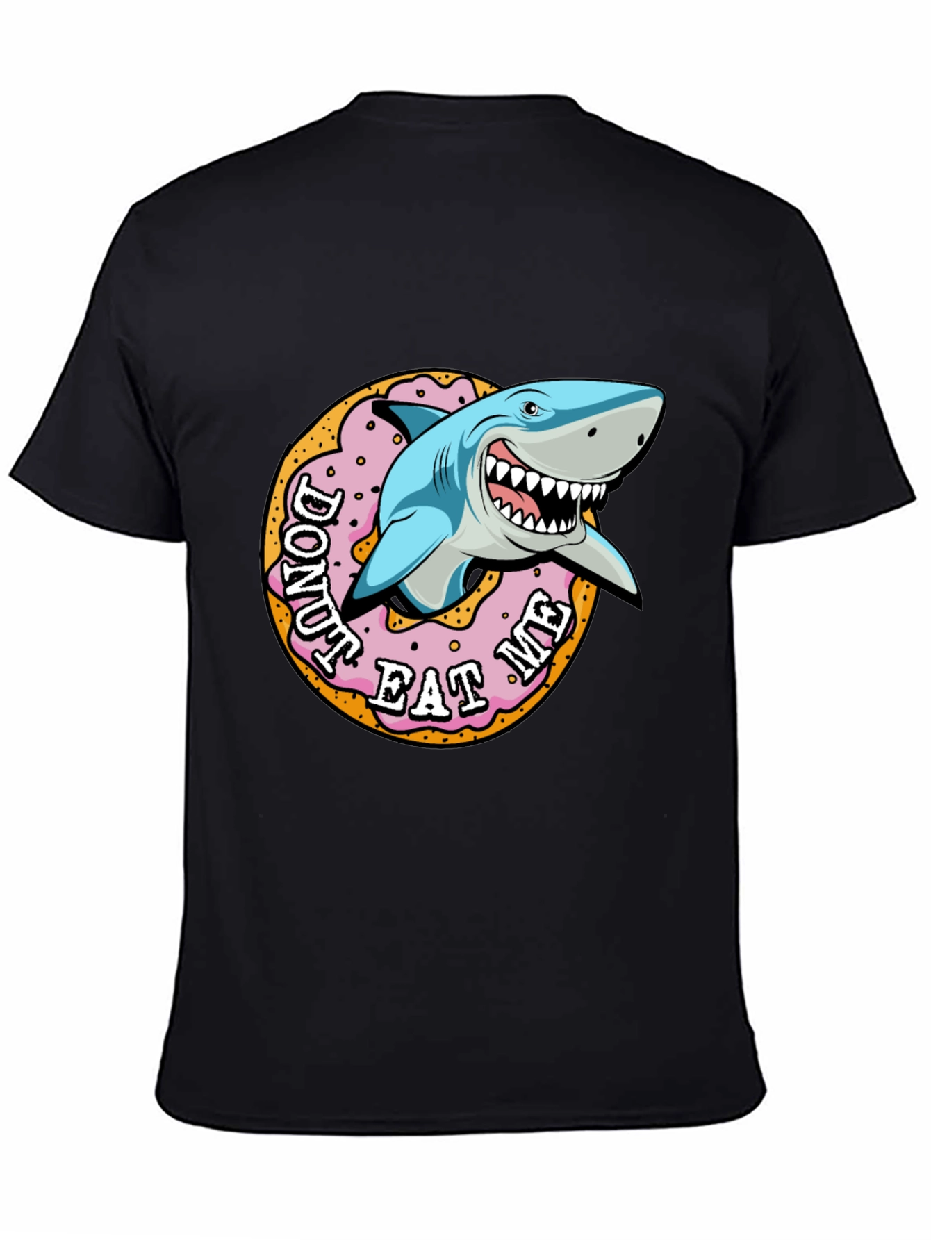 Donut Eat Me Shark Graphic Tee