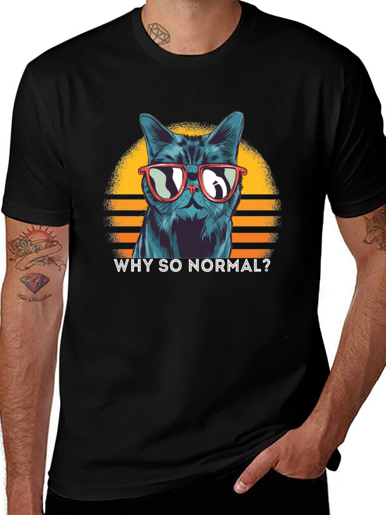 Cool Cat T-Shirt: Why So Normal?