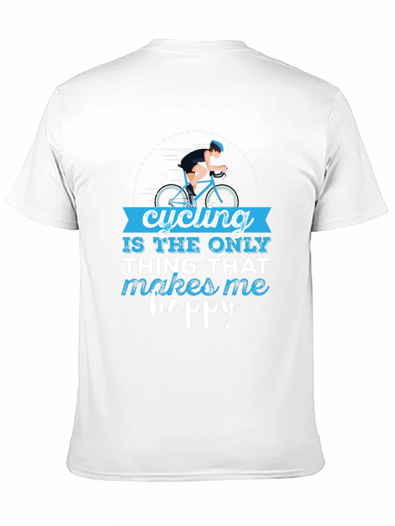Cycling Makes Me Happy T-Shirt
