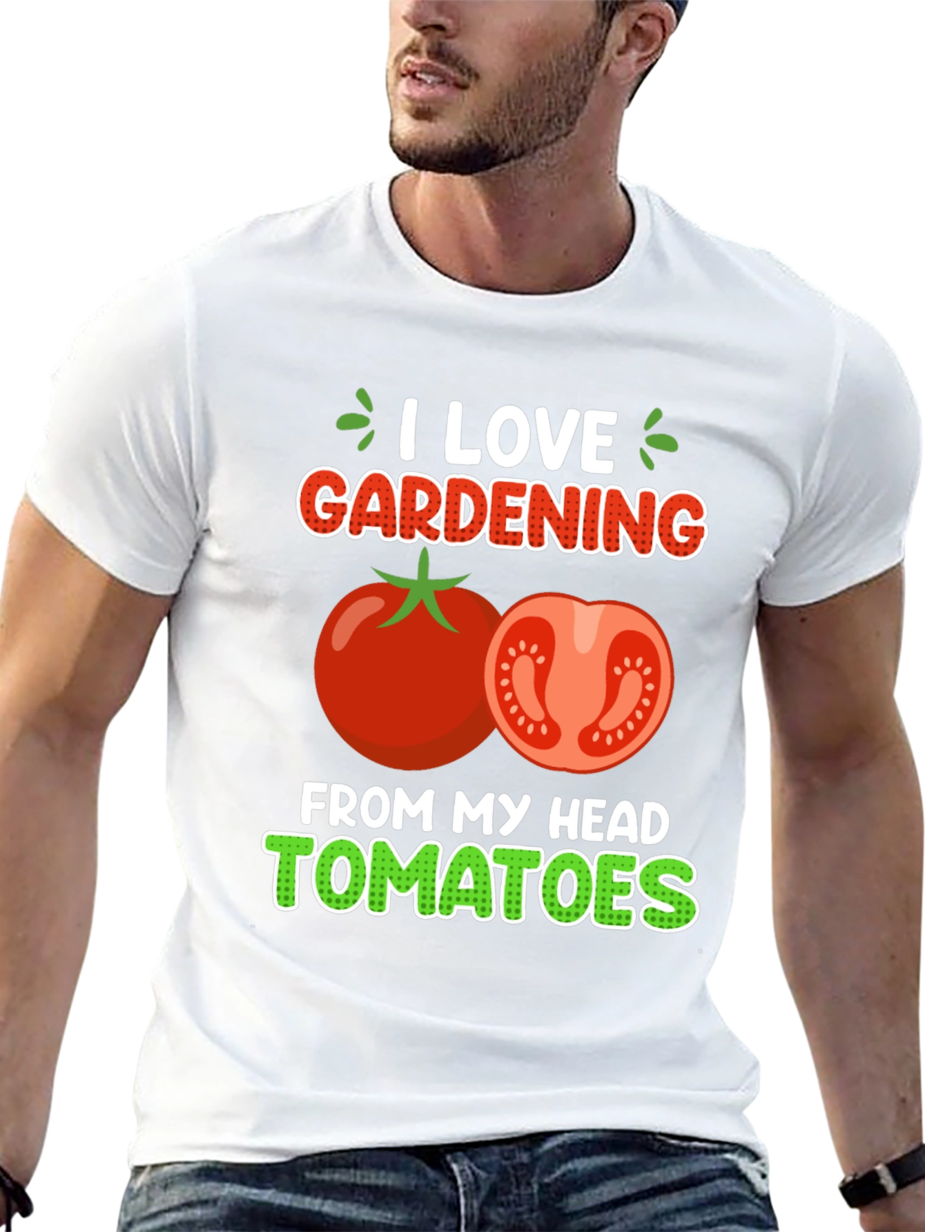 I Love Gardening Tomato T-Shirt