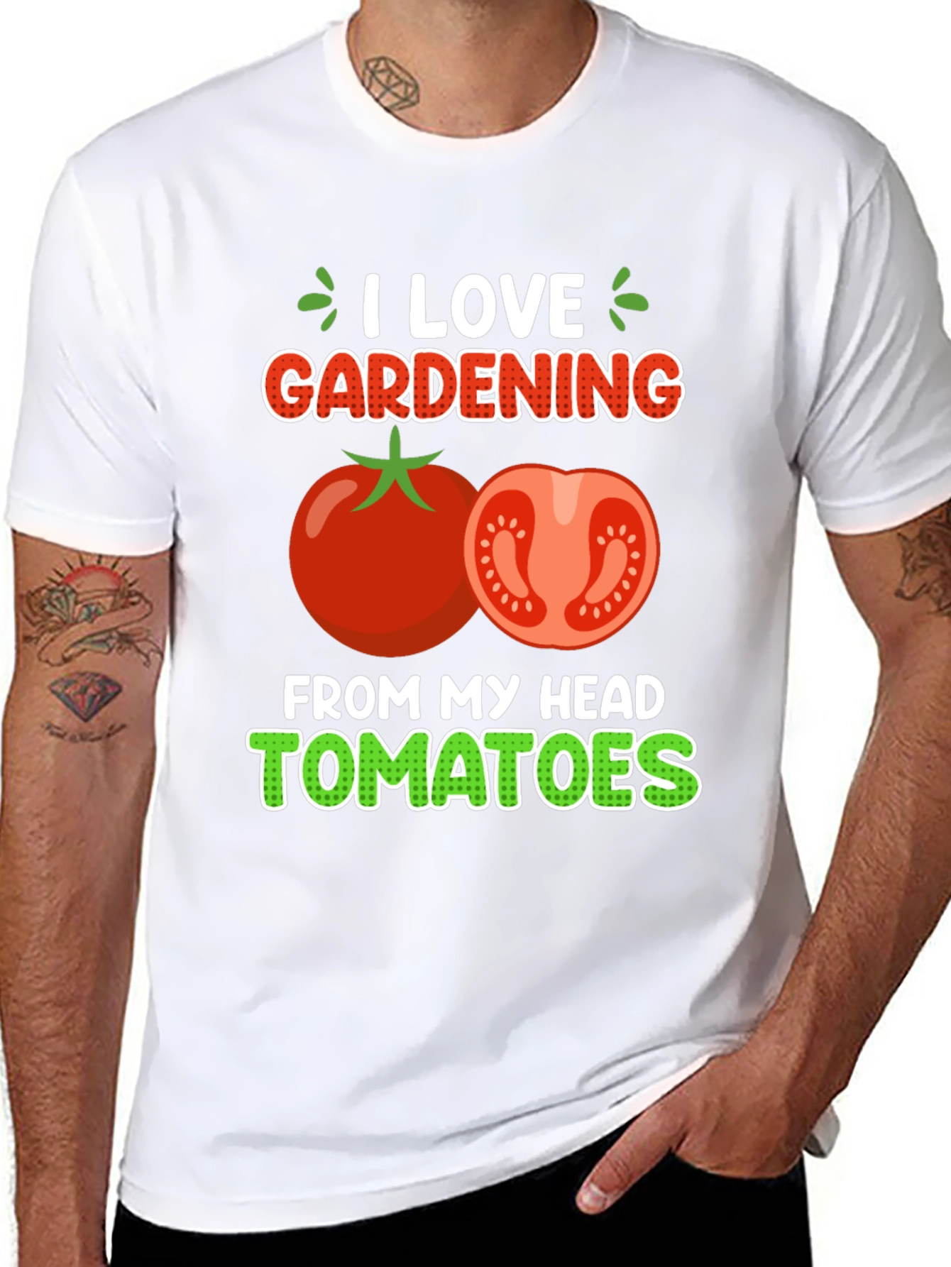 I Love Gardening Tomato T-Shirt