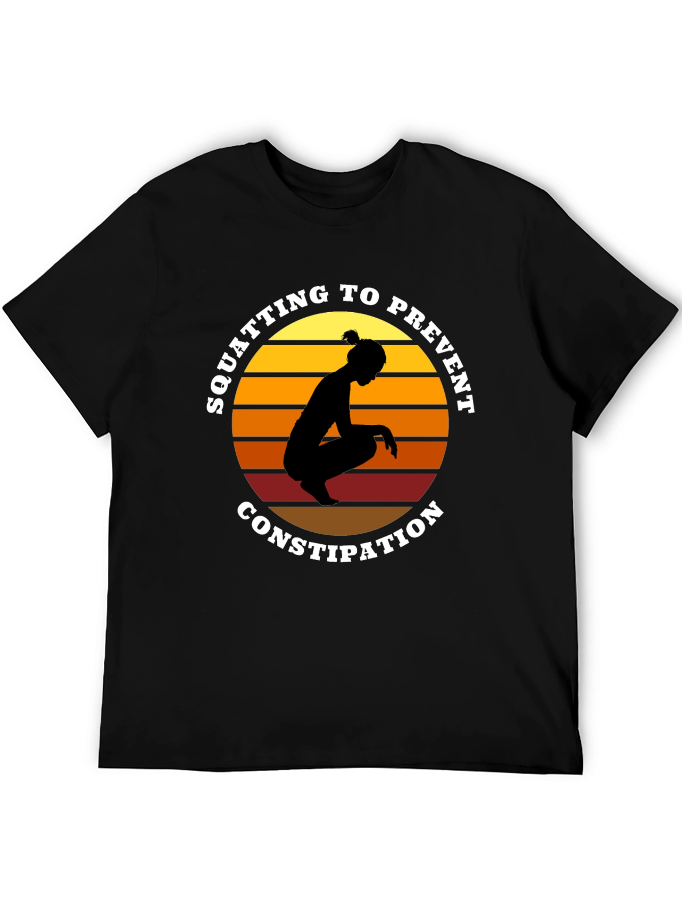 Squatting to Prevent Constipation Graphic Tee