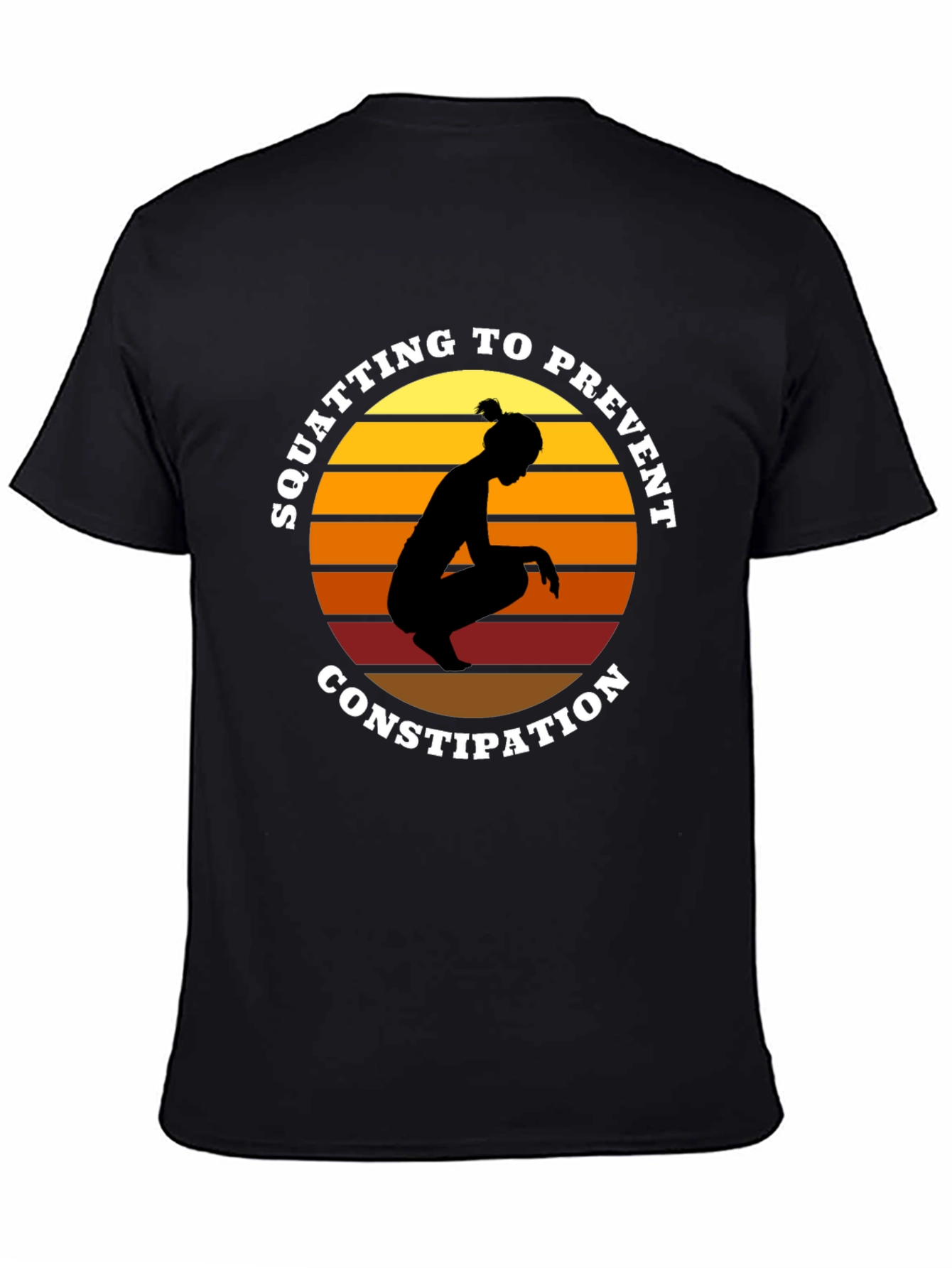 Squatting to Prevent Constipation Graphic Tee